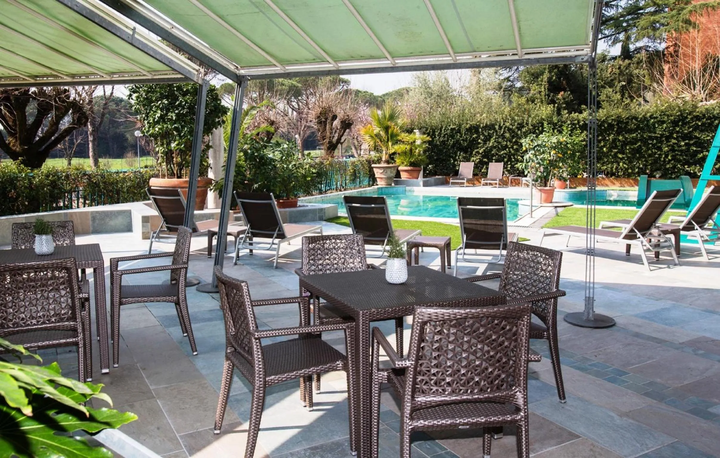 Patio in Grand Hotel Panoramic