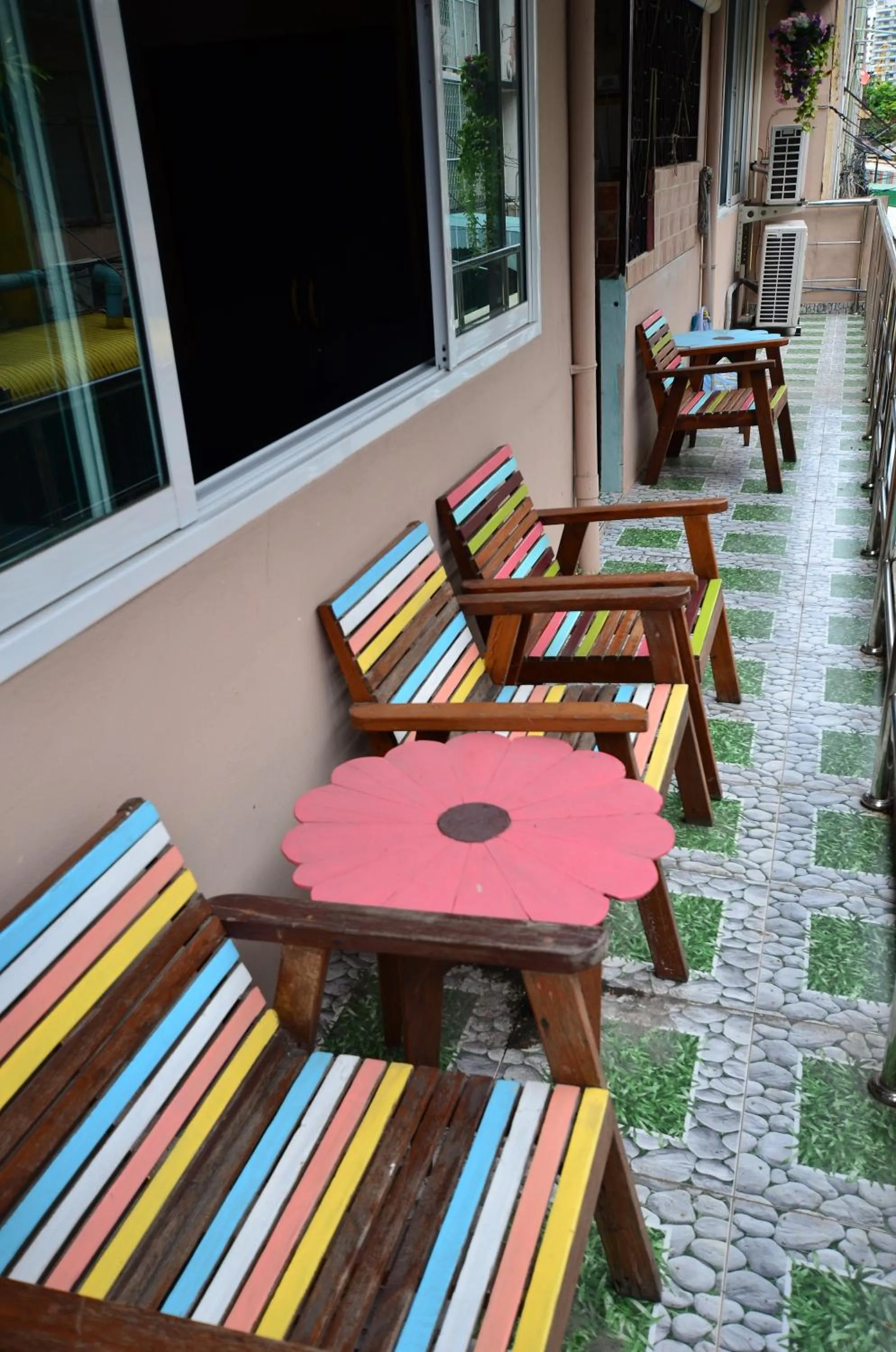 Balcony/Terrace in Decordo Hostel