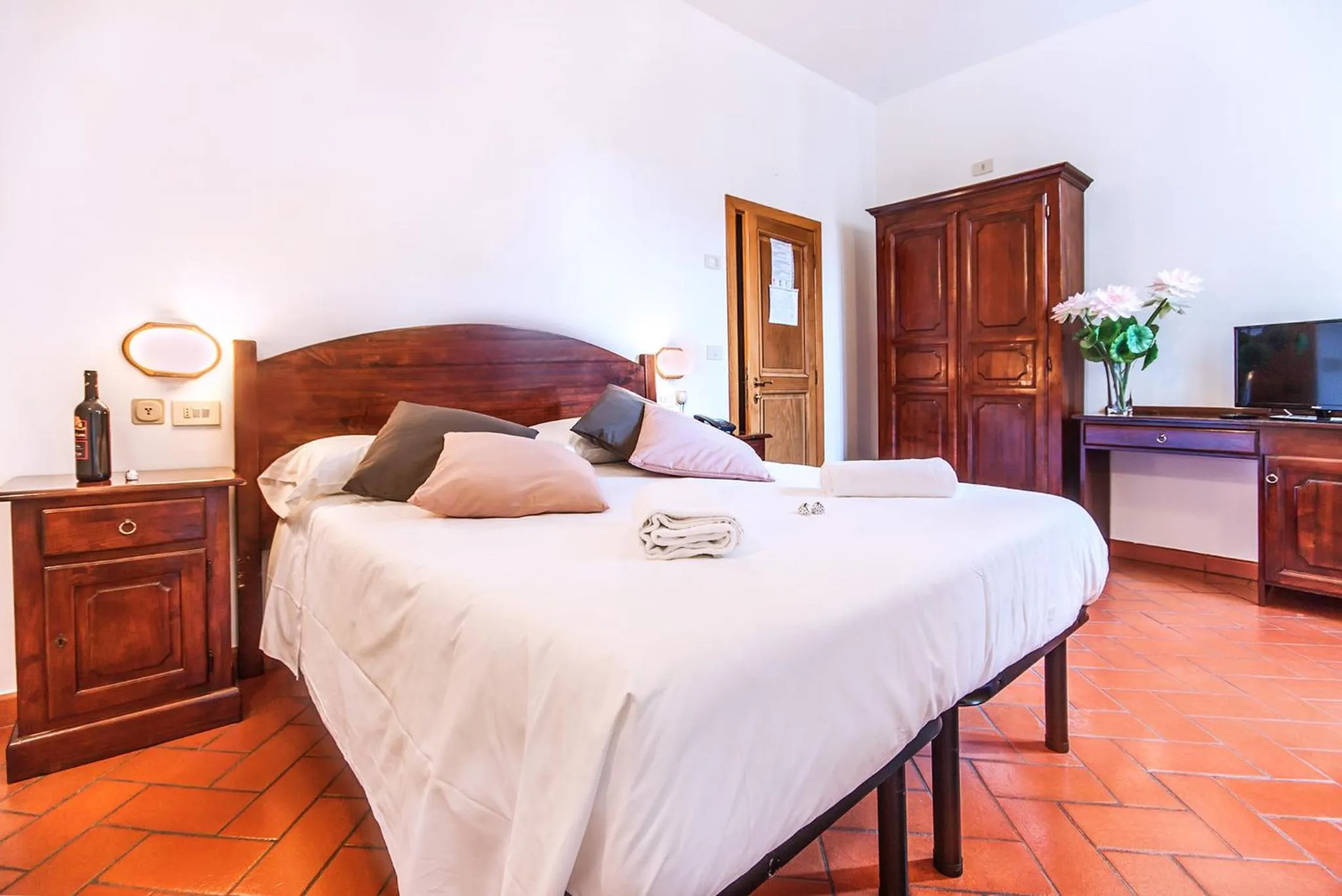 Bed in Hotel Costantini