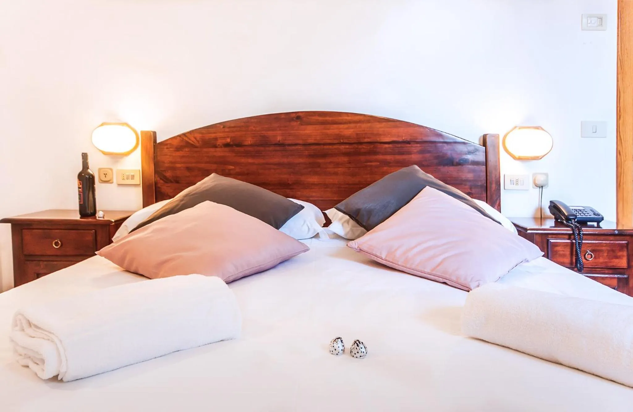 Bed in Hotel Costantini