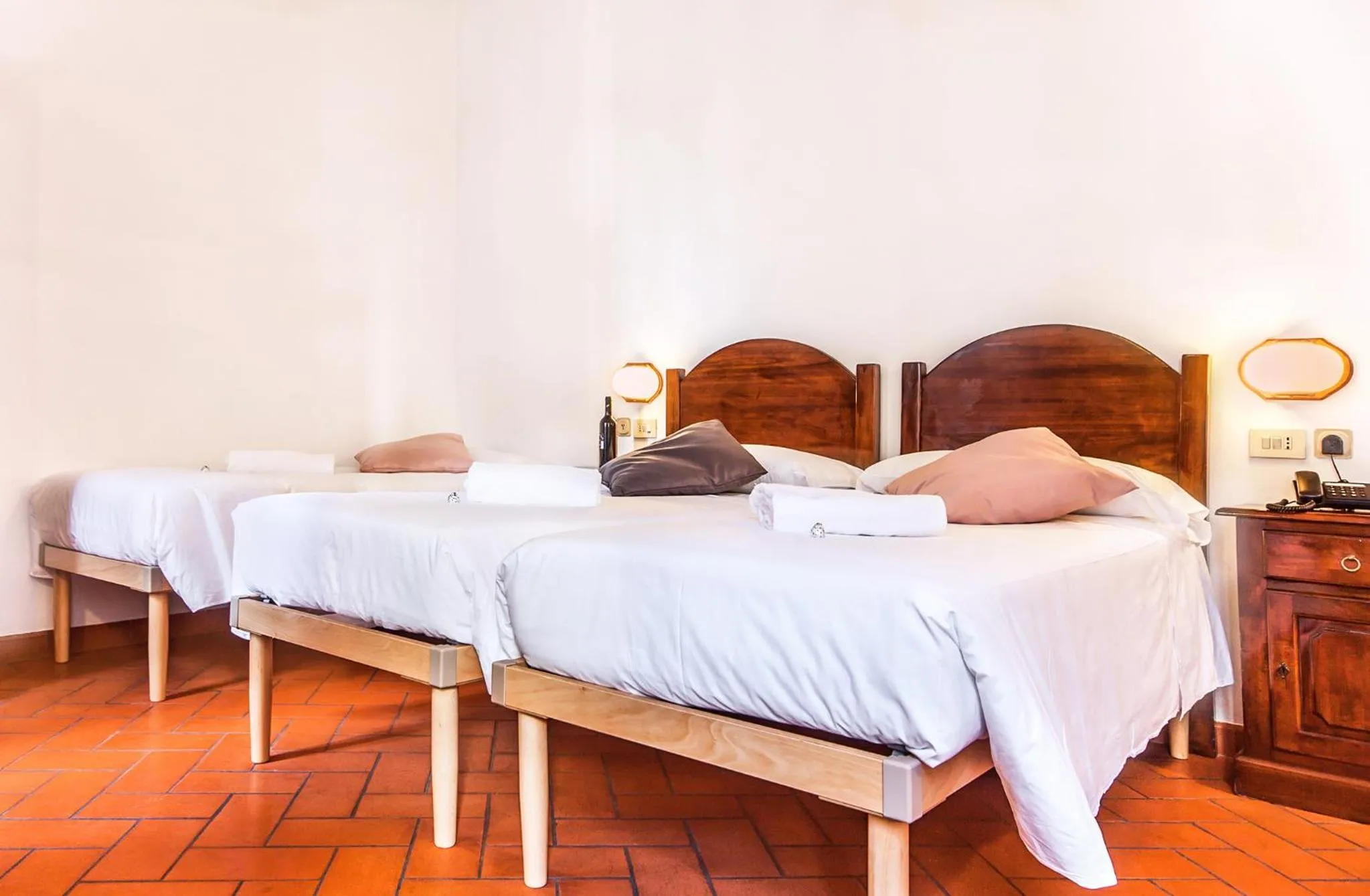 Bed in Hotel Costantini