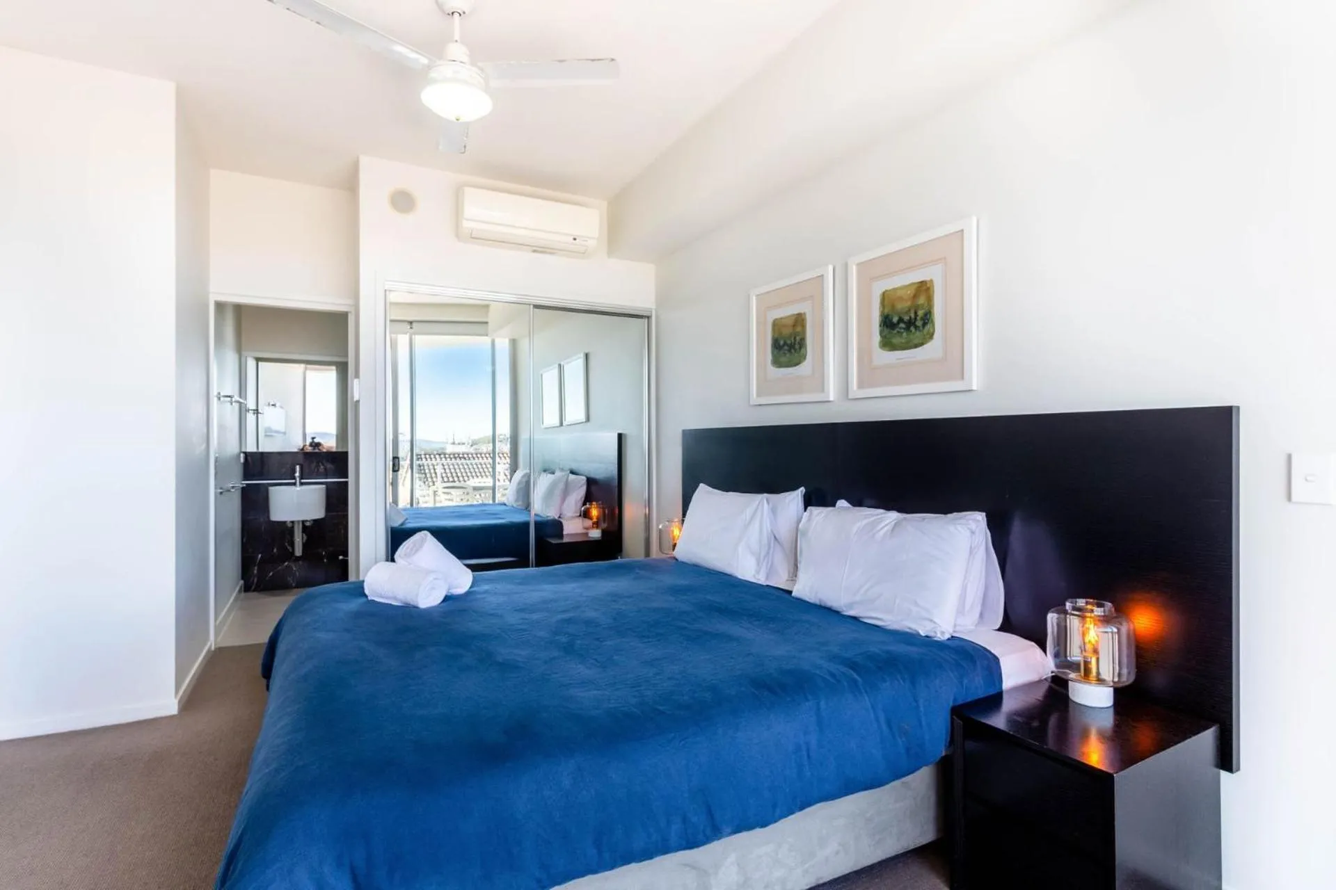 Bed in Ocean View Apartment Yeppoon