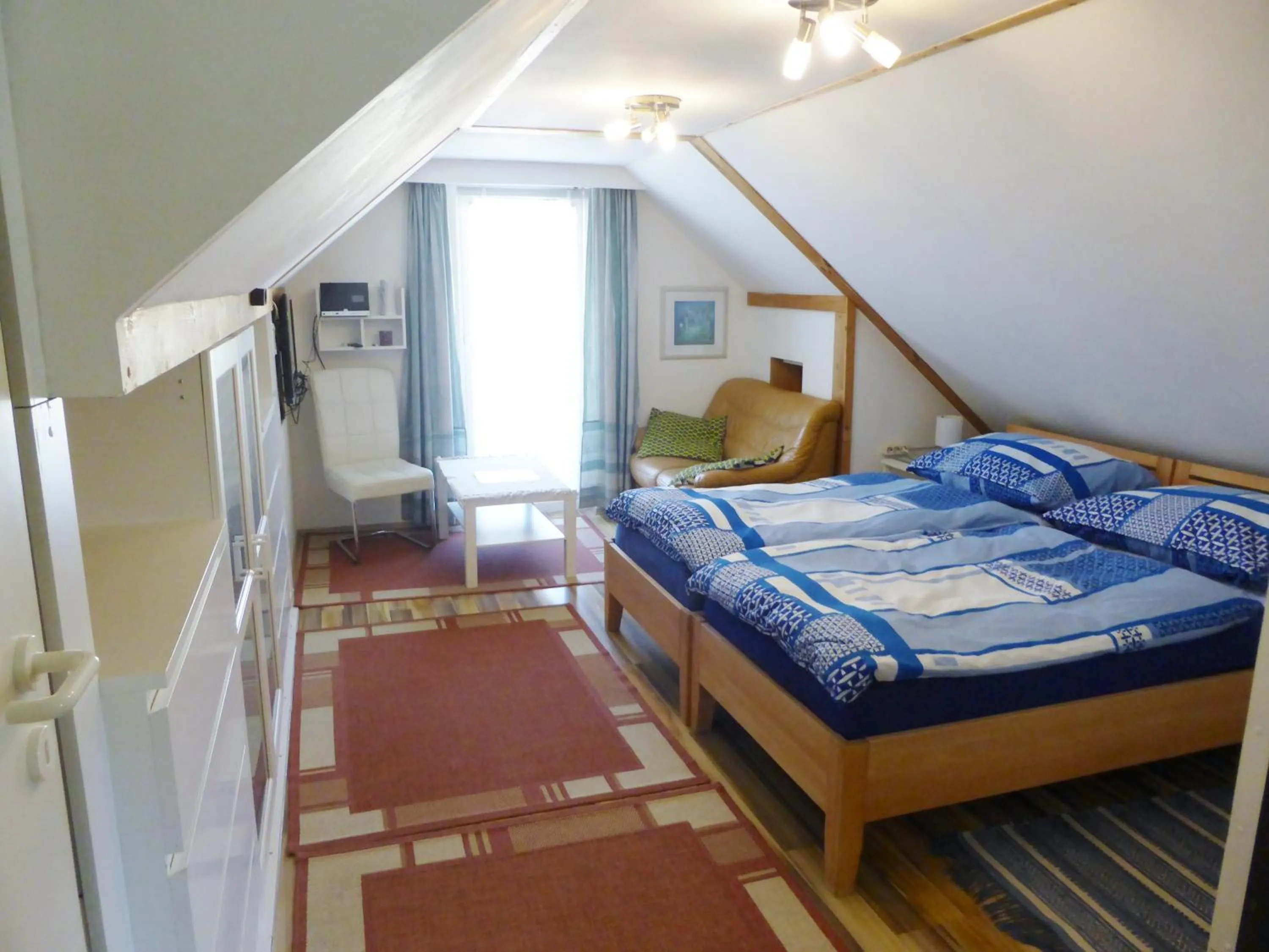 Bed in Ferienwohnung Sailer