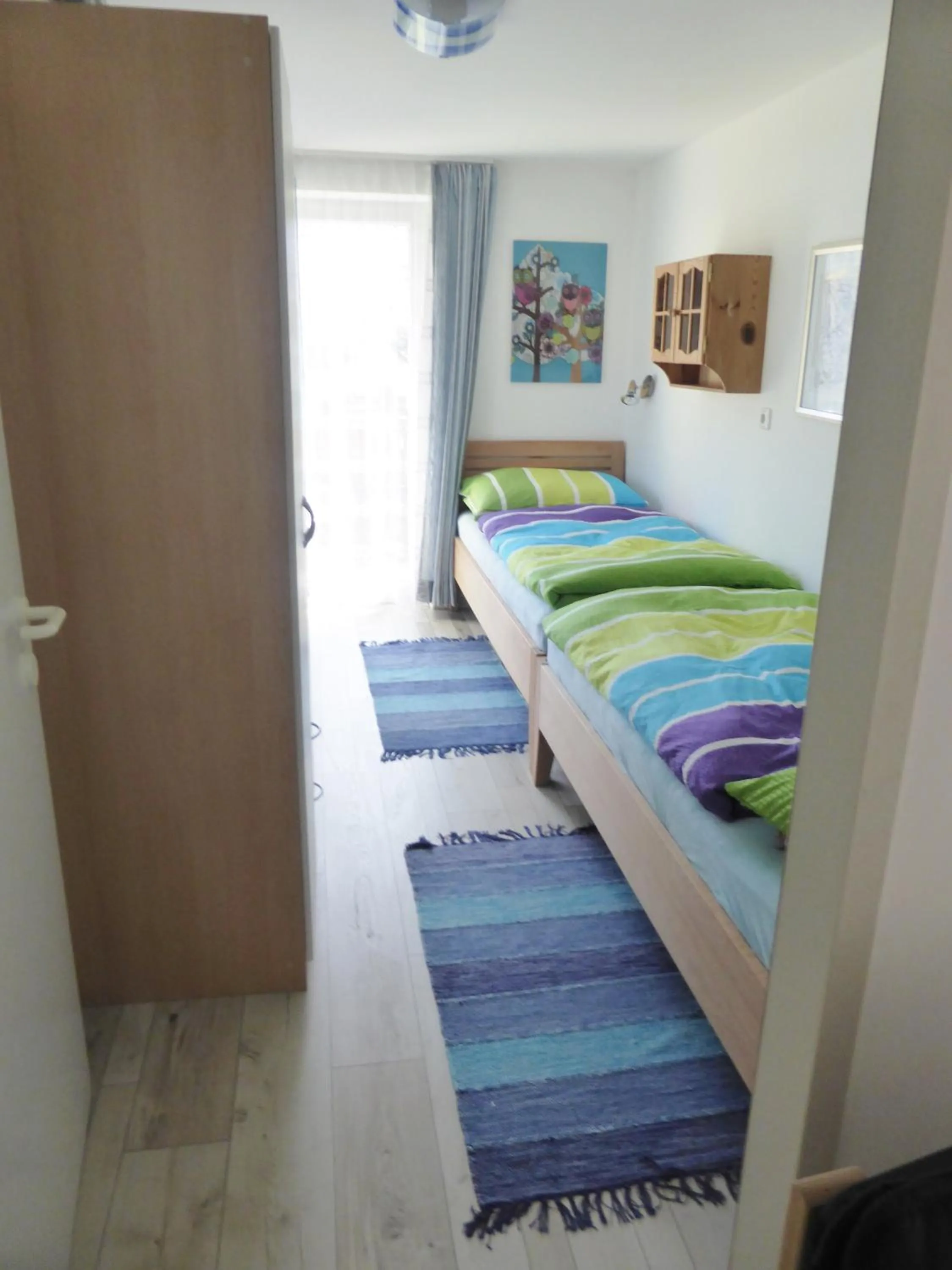 Bed in Ferienwohnung Sailer