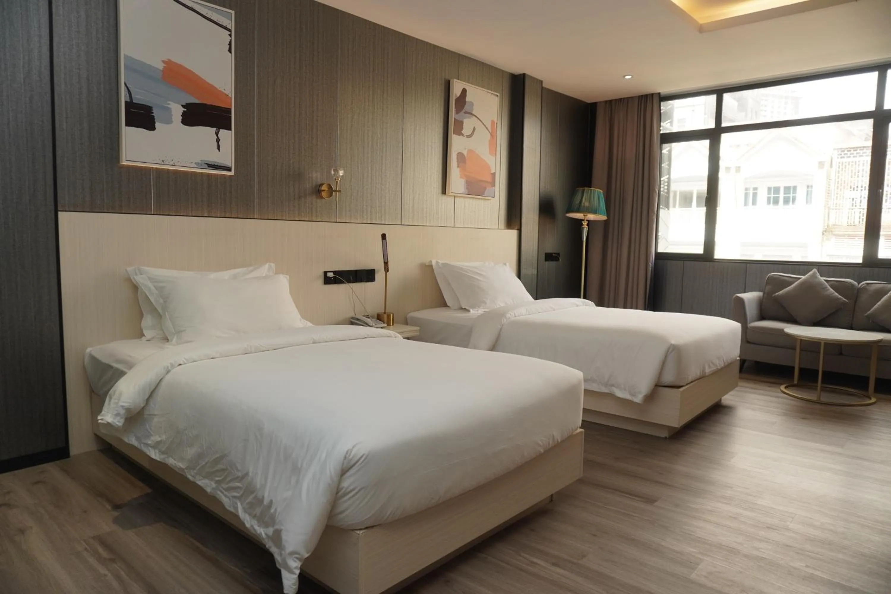 Property building, Bed in Joy Hotel