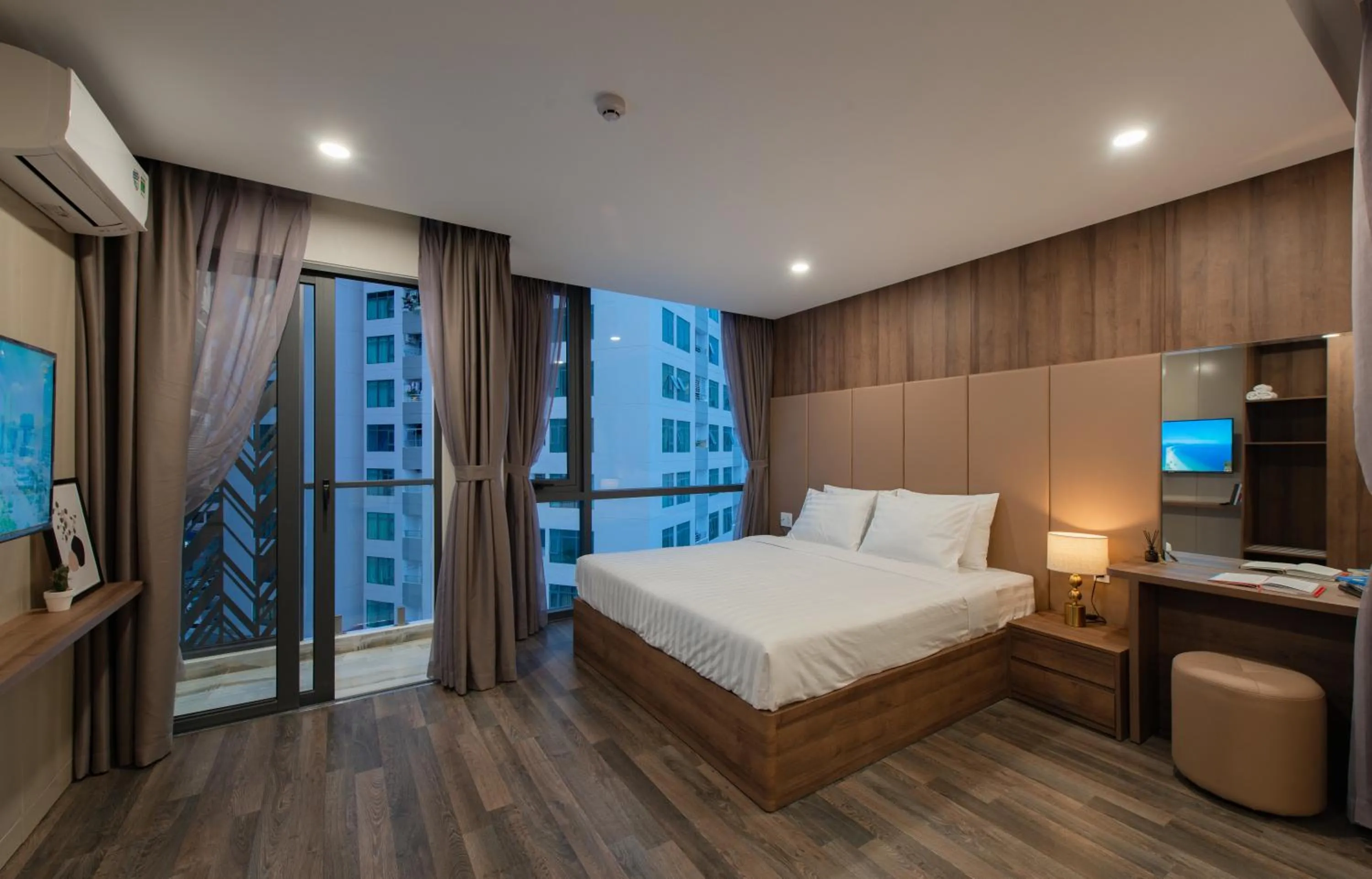 Bed in The Anchor Apartment - Nha Trang