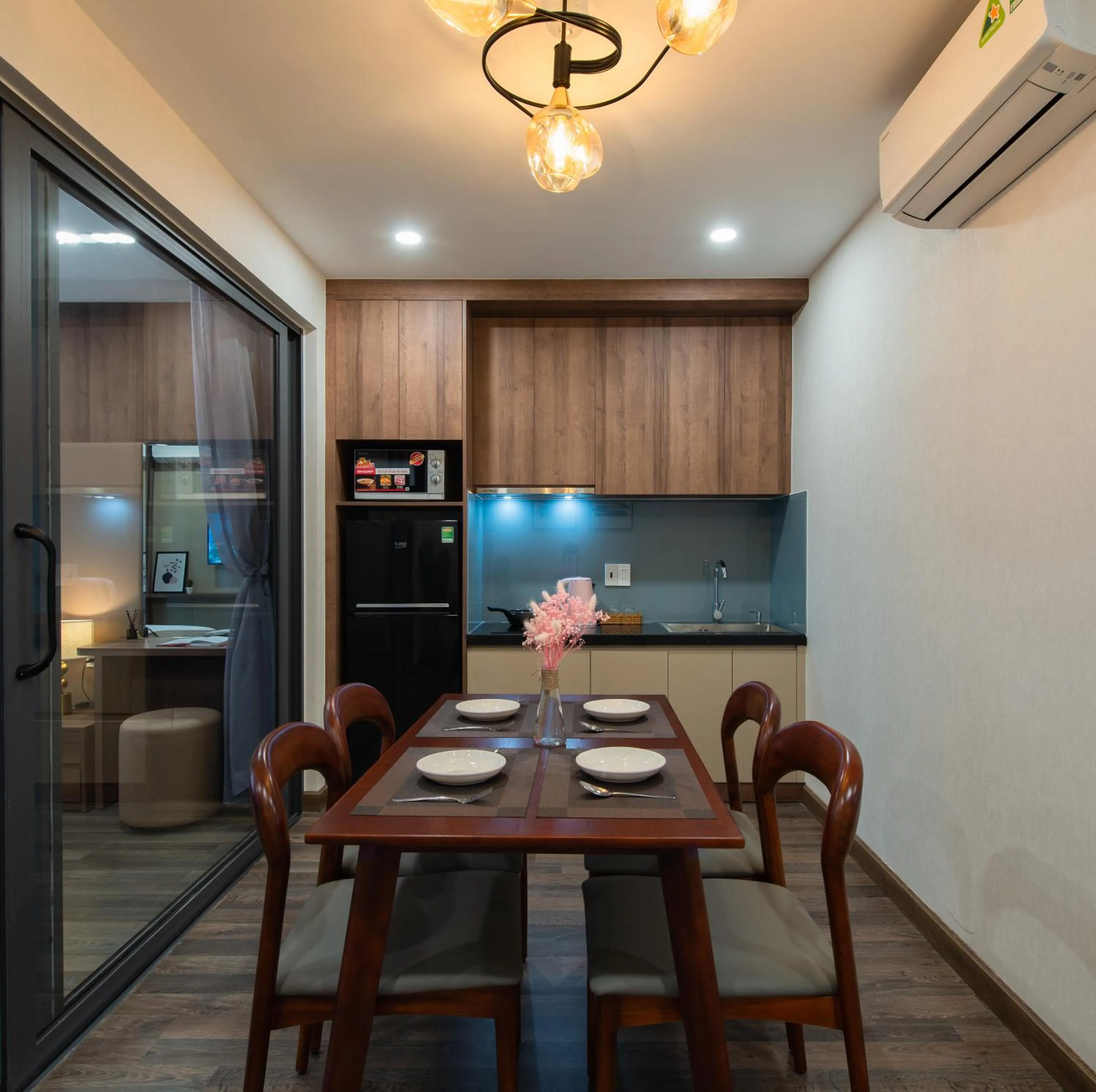 Dining area in The Anchor Apartment - Nha Trang
