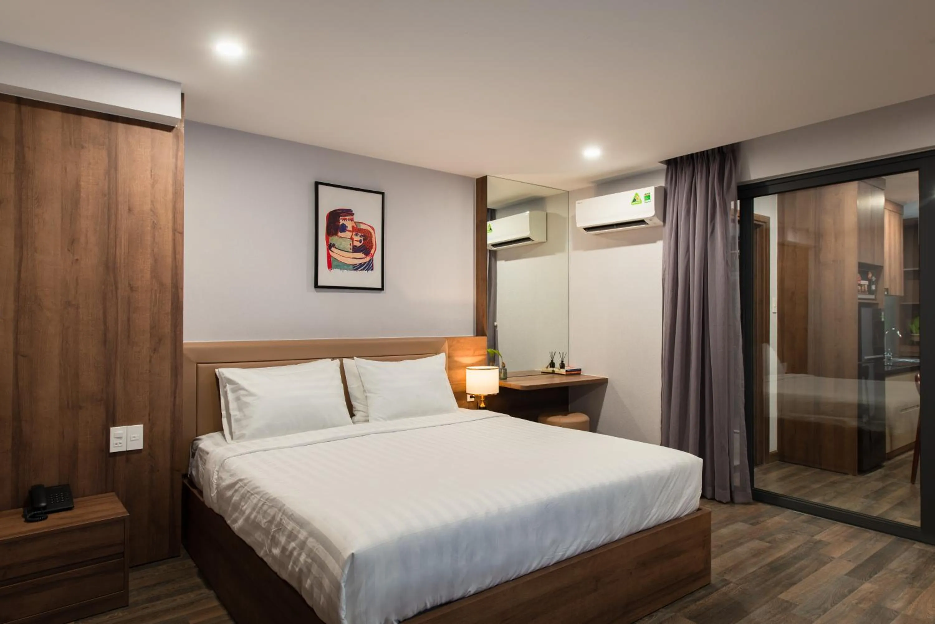 Bed in The Anchor Apartment - Nha Trang
