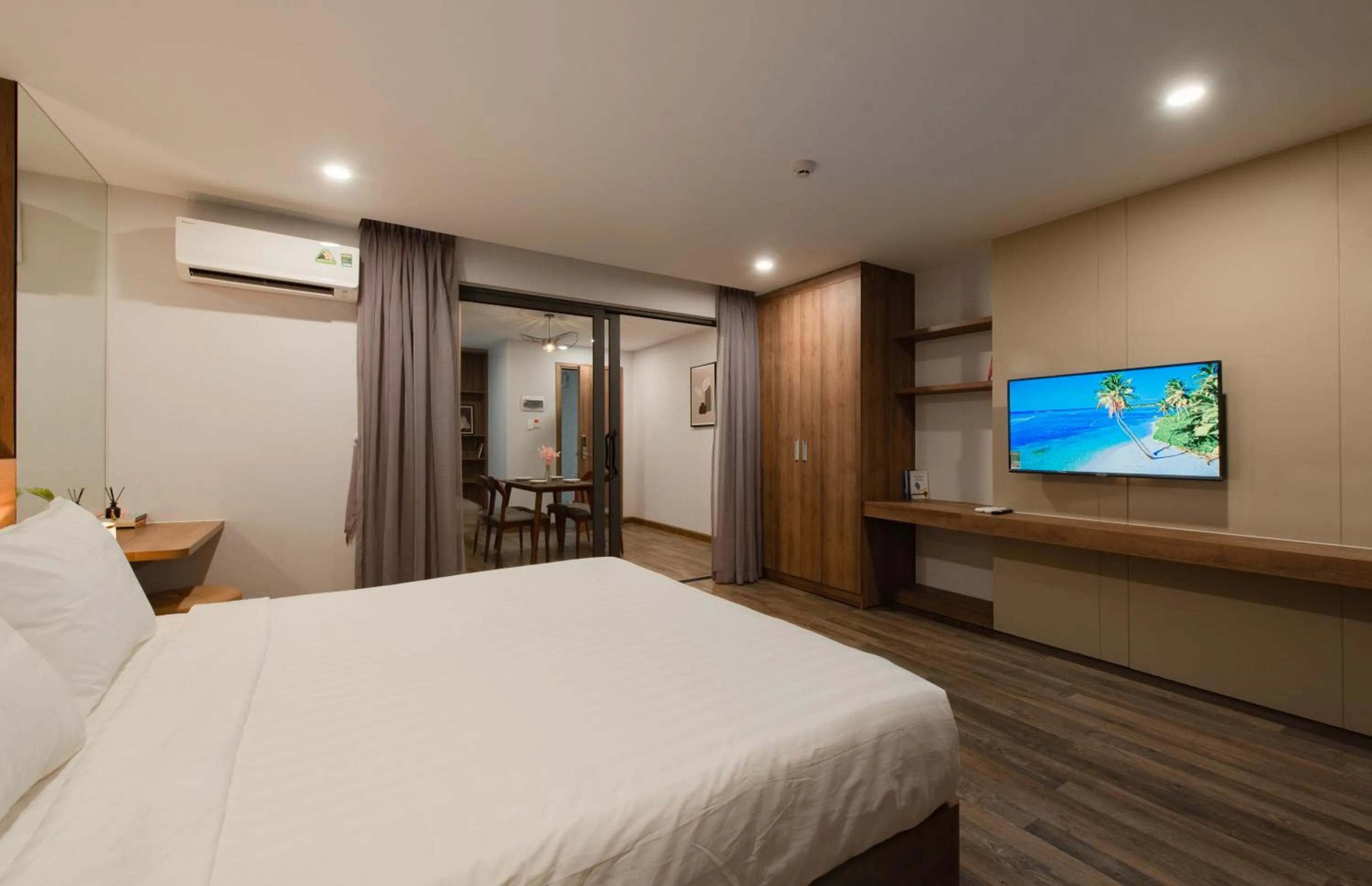 Bed in The Anchor Apartment - Nha Trang