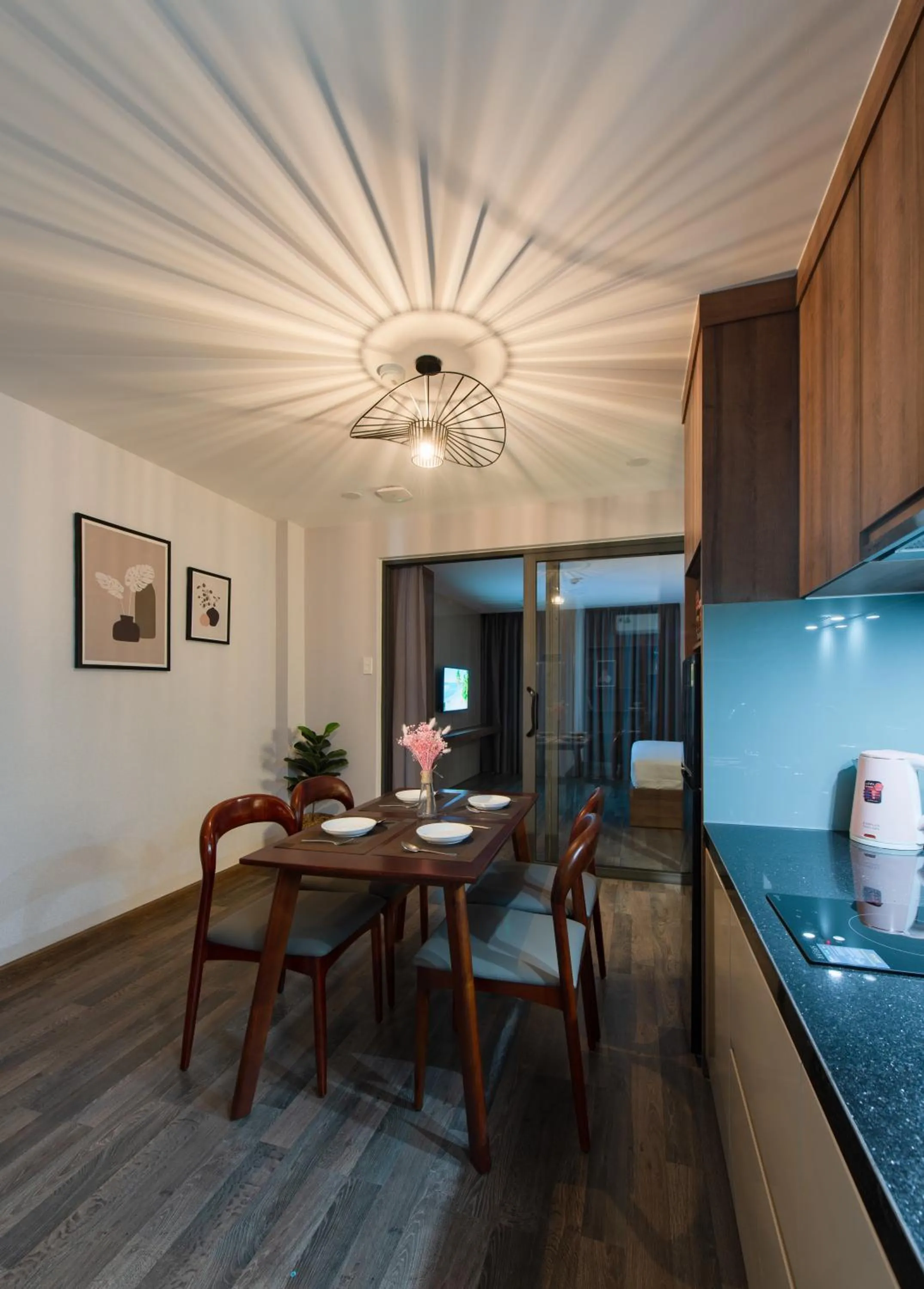 Dining area in The Anchor Apartment - Nha Trang