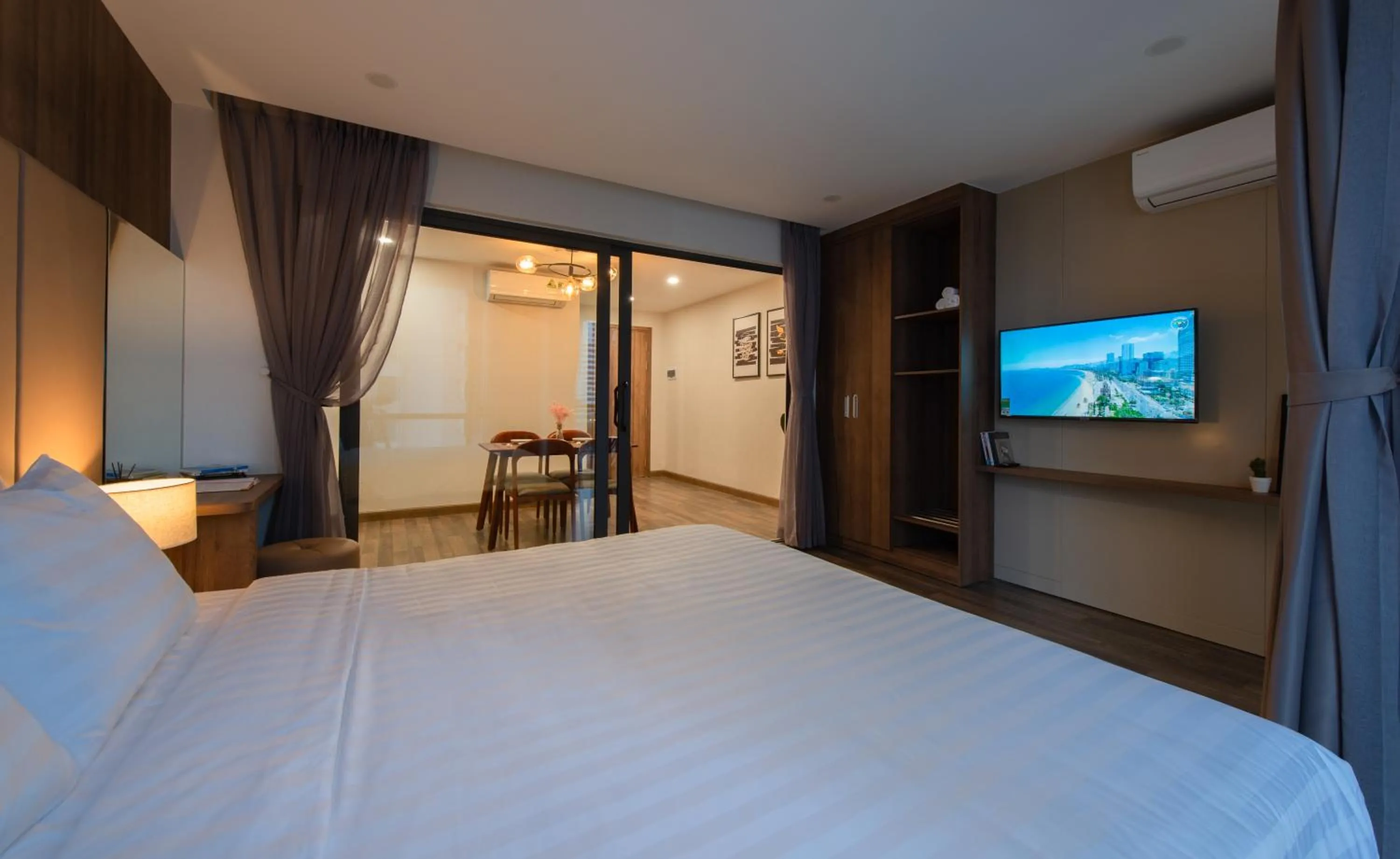 Bed in The Anchor Apartment - Nha Trang