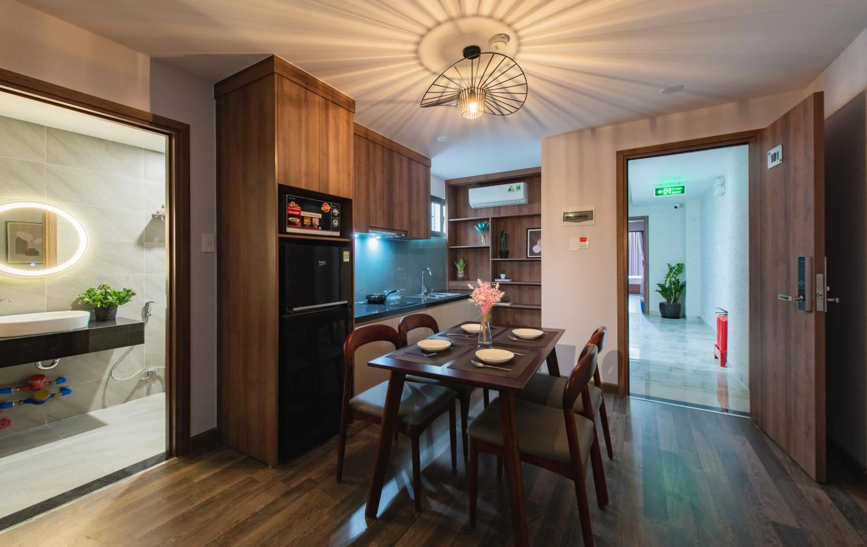Seating area in The Anchor Apartment - Nha Trang