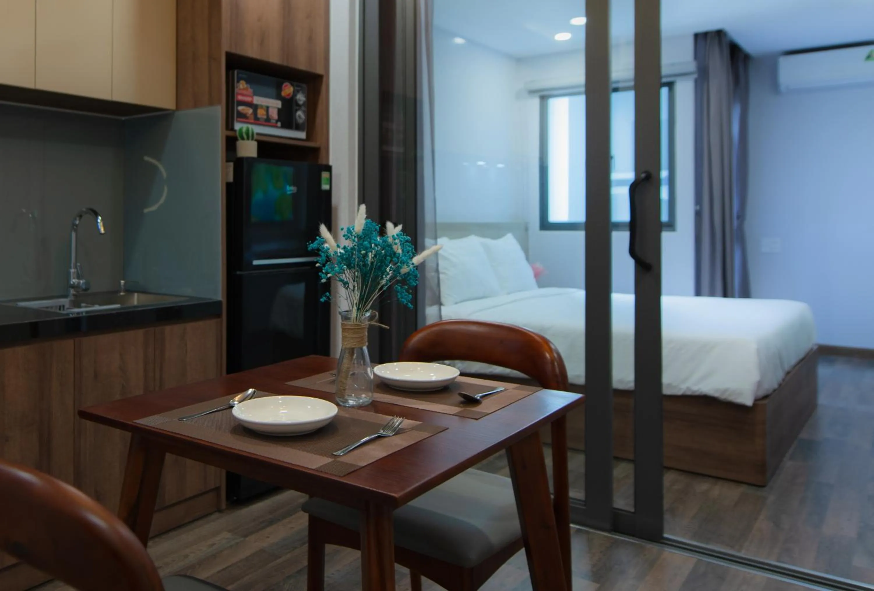 Dining area in The Anchor Apartment - Nha Trang