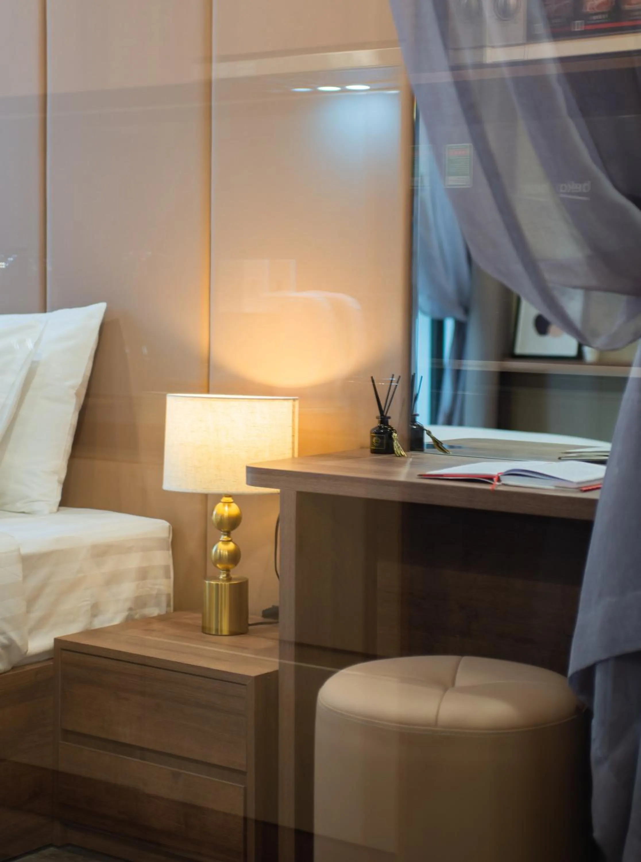 Seating area, Bed in The Anchor Apartment - Nha Trang