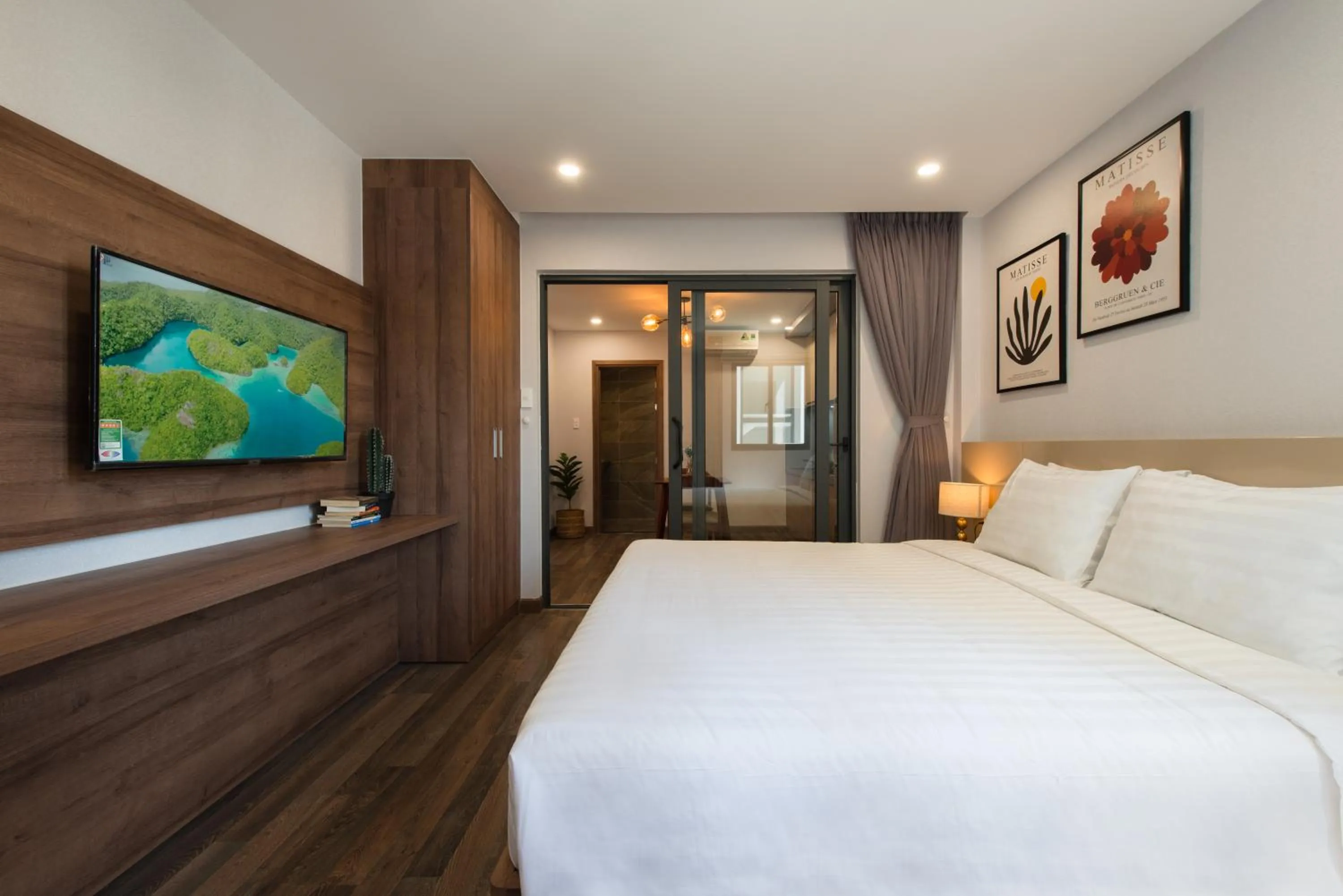 TV and multimedia, Bed in The Anchor Apartment - Nha Trang