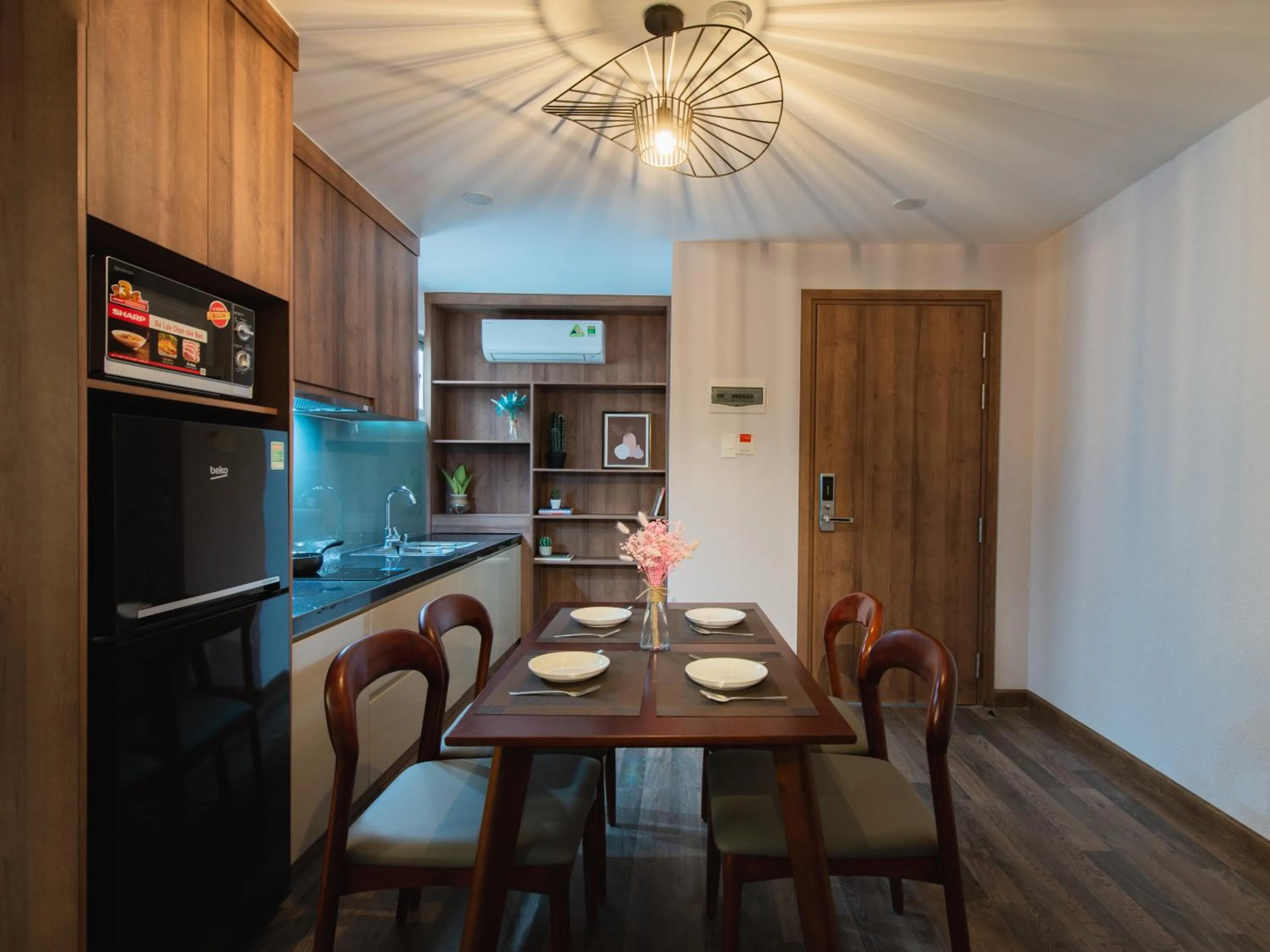 Kitchen or kitchenette in The Anchor Apartment - Nha Trang