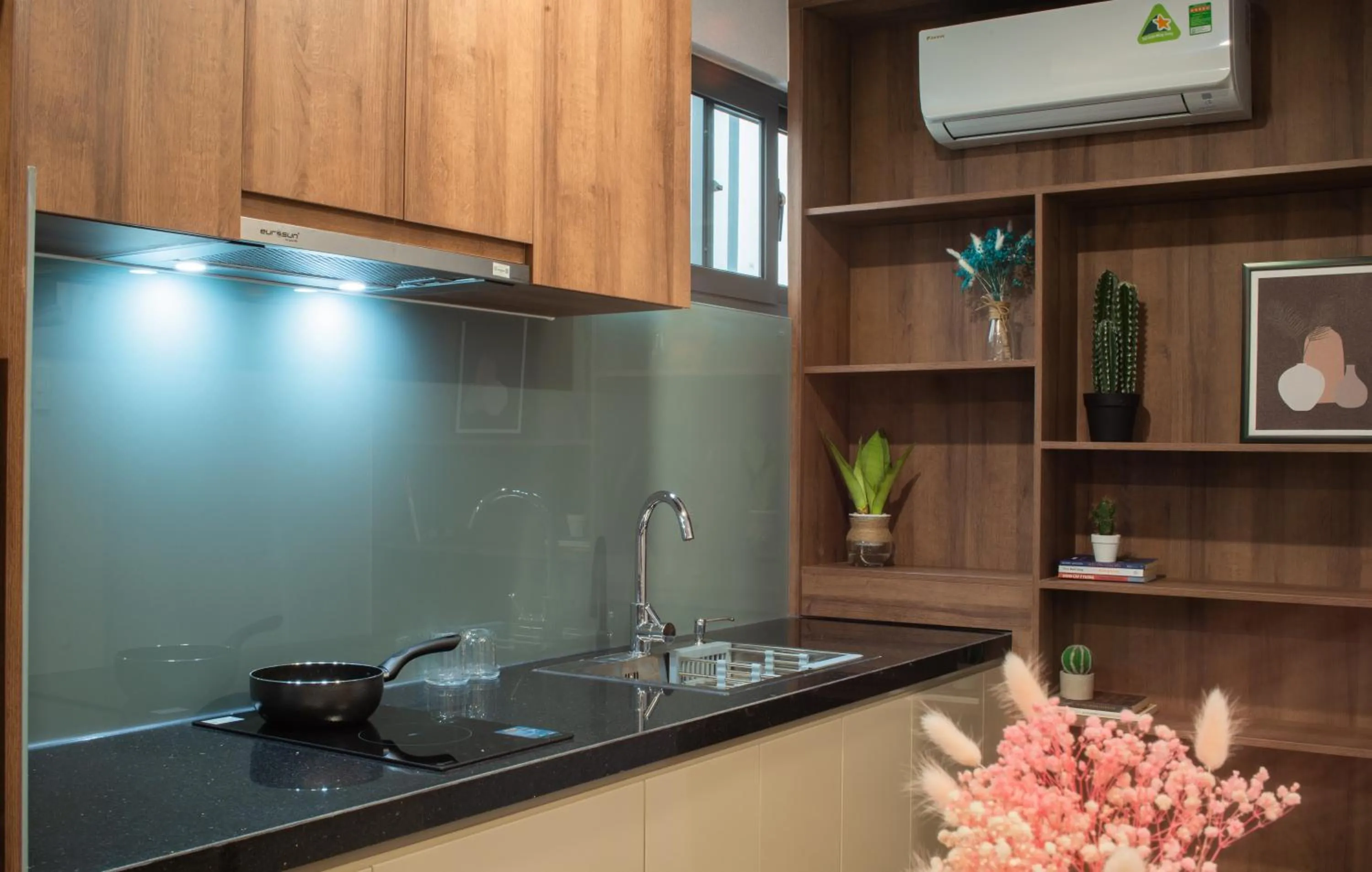 Kitchen or kitchenette in The Anchor Apartment - Nha Trang