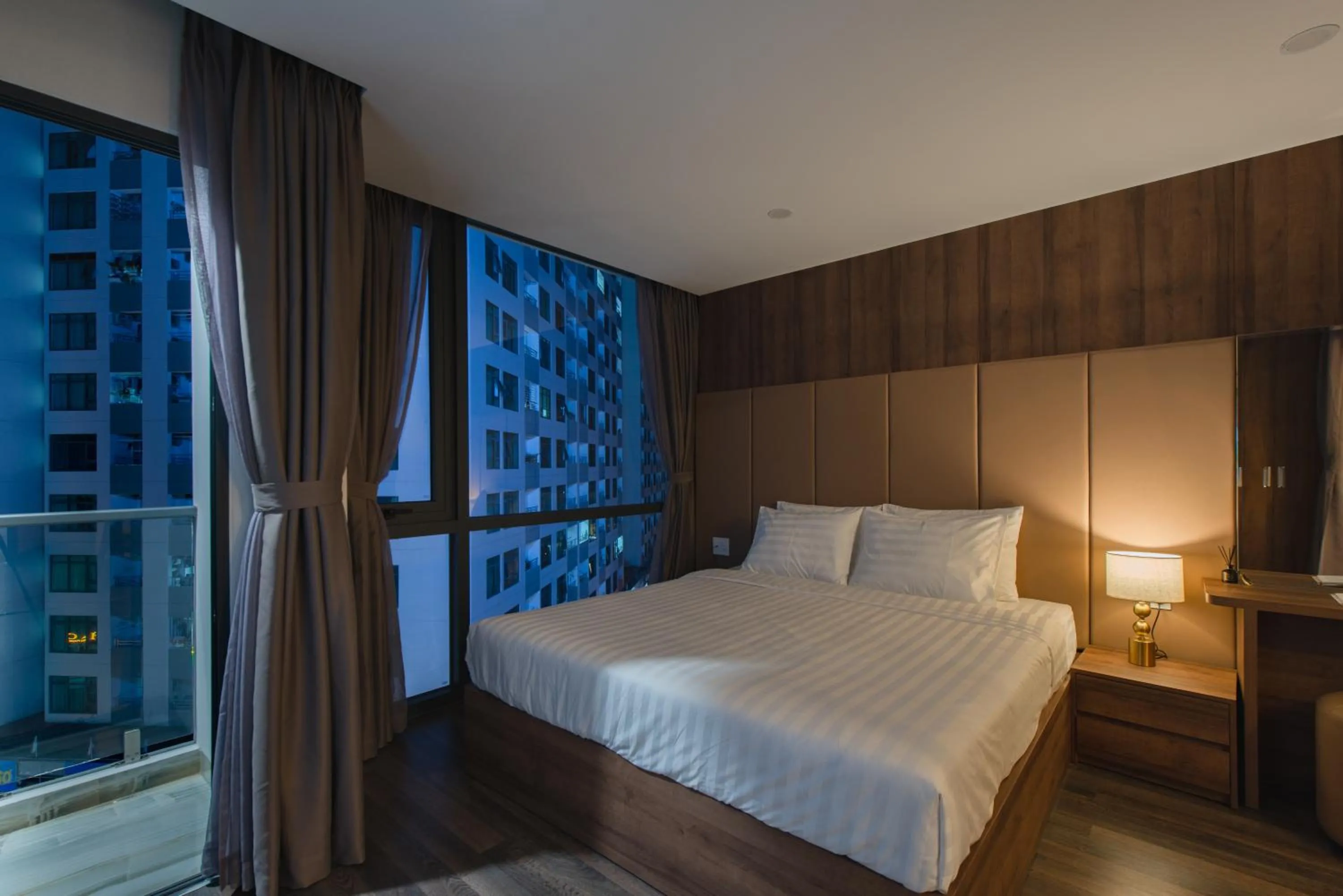Bed in The Anchor Apartment - Nha Trang