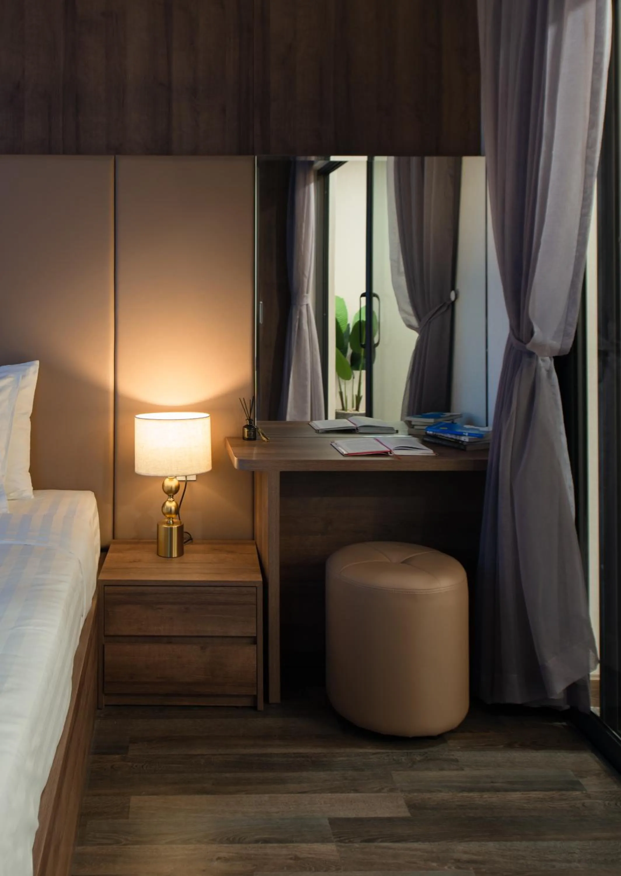 Seating area, Bed in The Anchor Apartment - Nha Trang