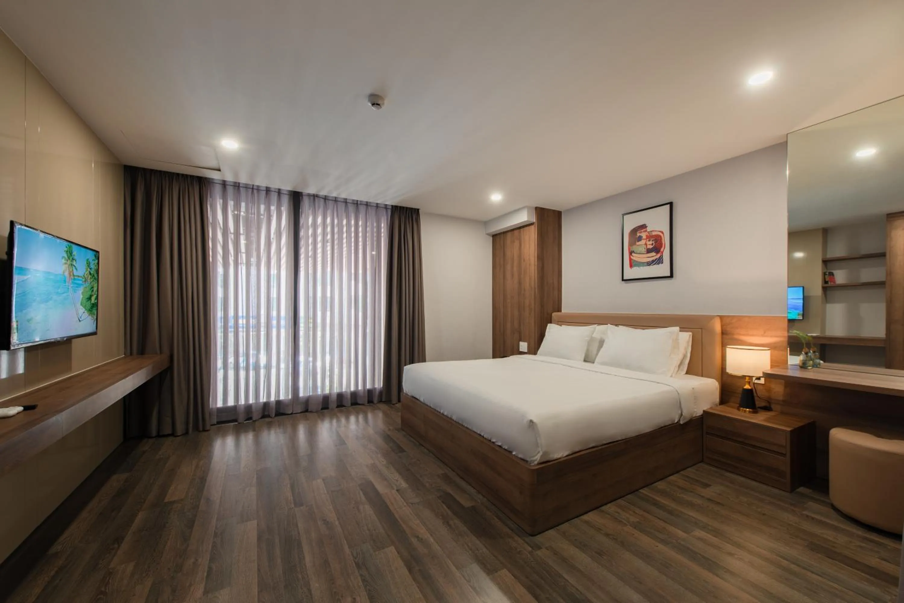 Bed in The Anchor Apartment - Nha Trang
