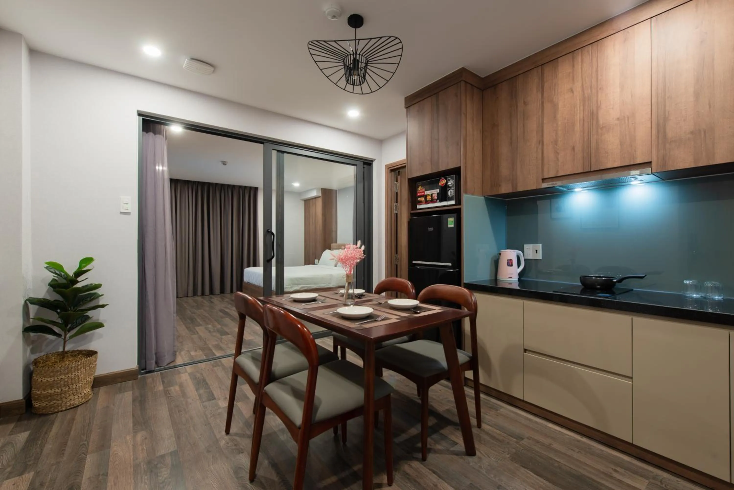 Kitchen or kitchenette in The Anchor Apartment - Nha Trang