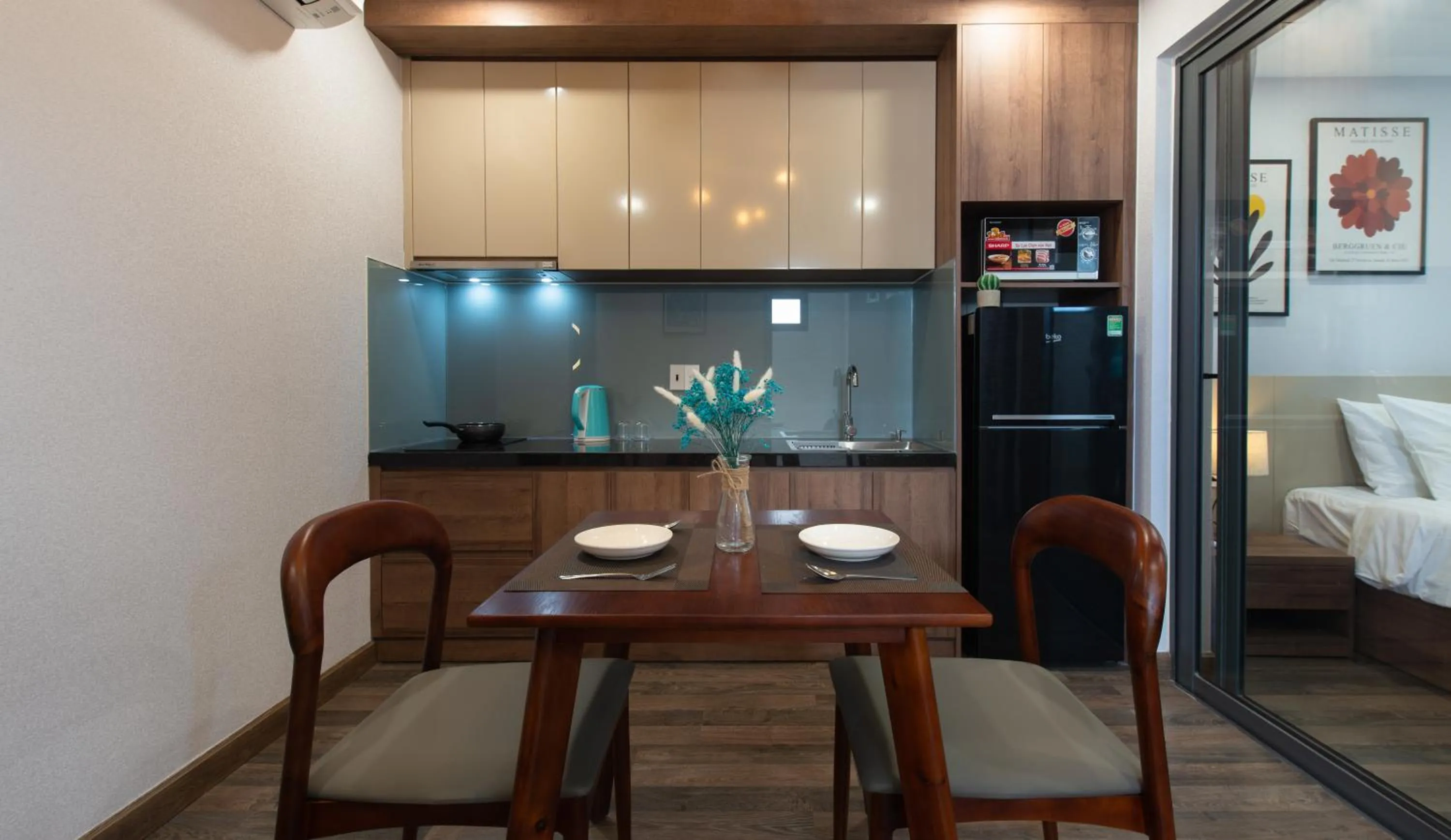 Dining area in The Anchor Apartment - Nha Trang