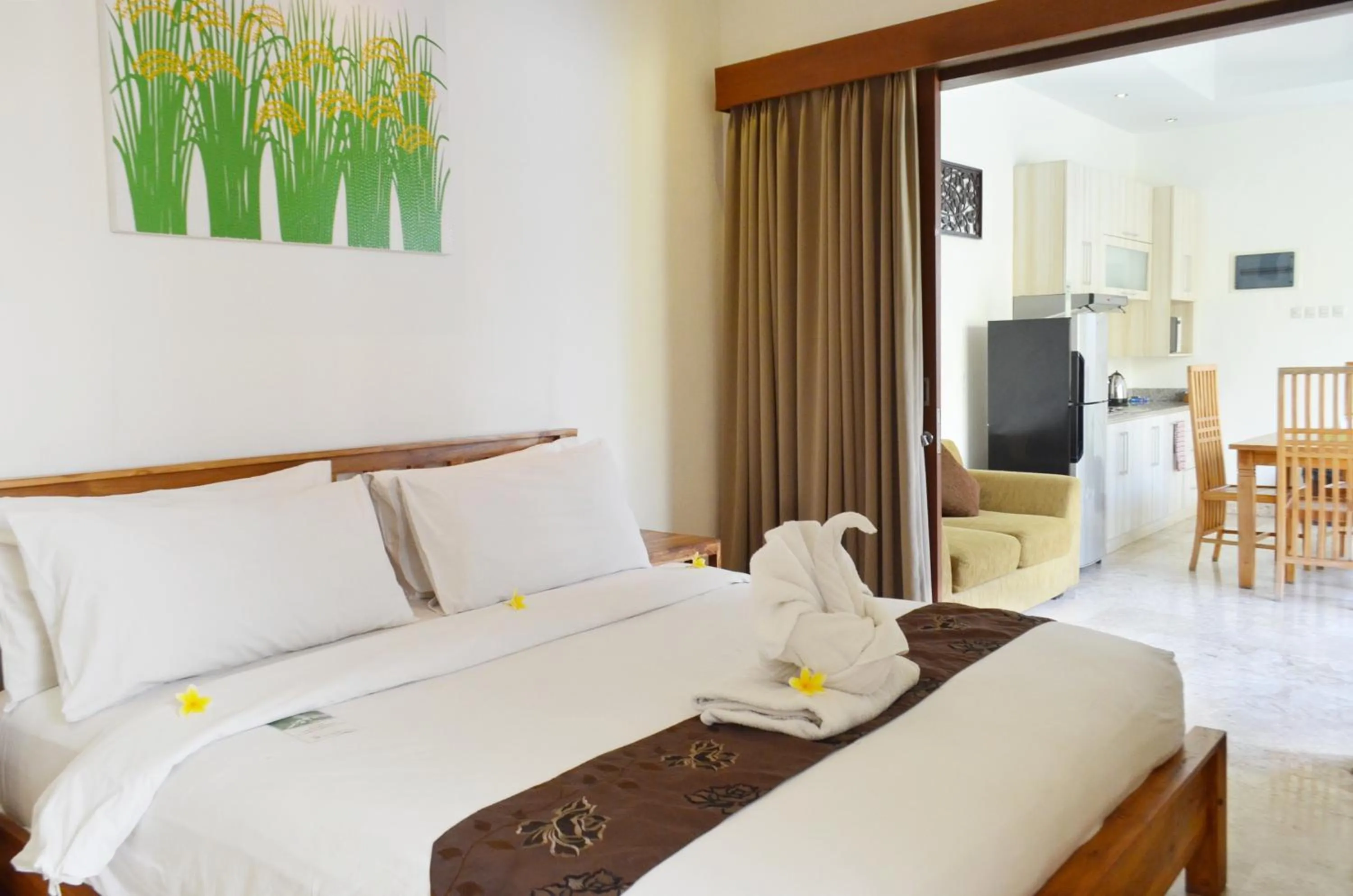 Coffee/tea facilities, Bed in Jas Green Villas and Spa