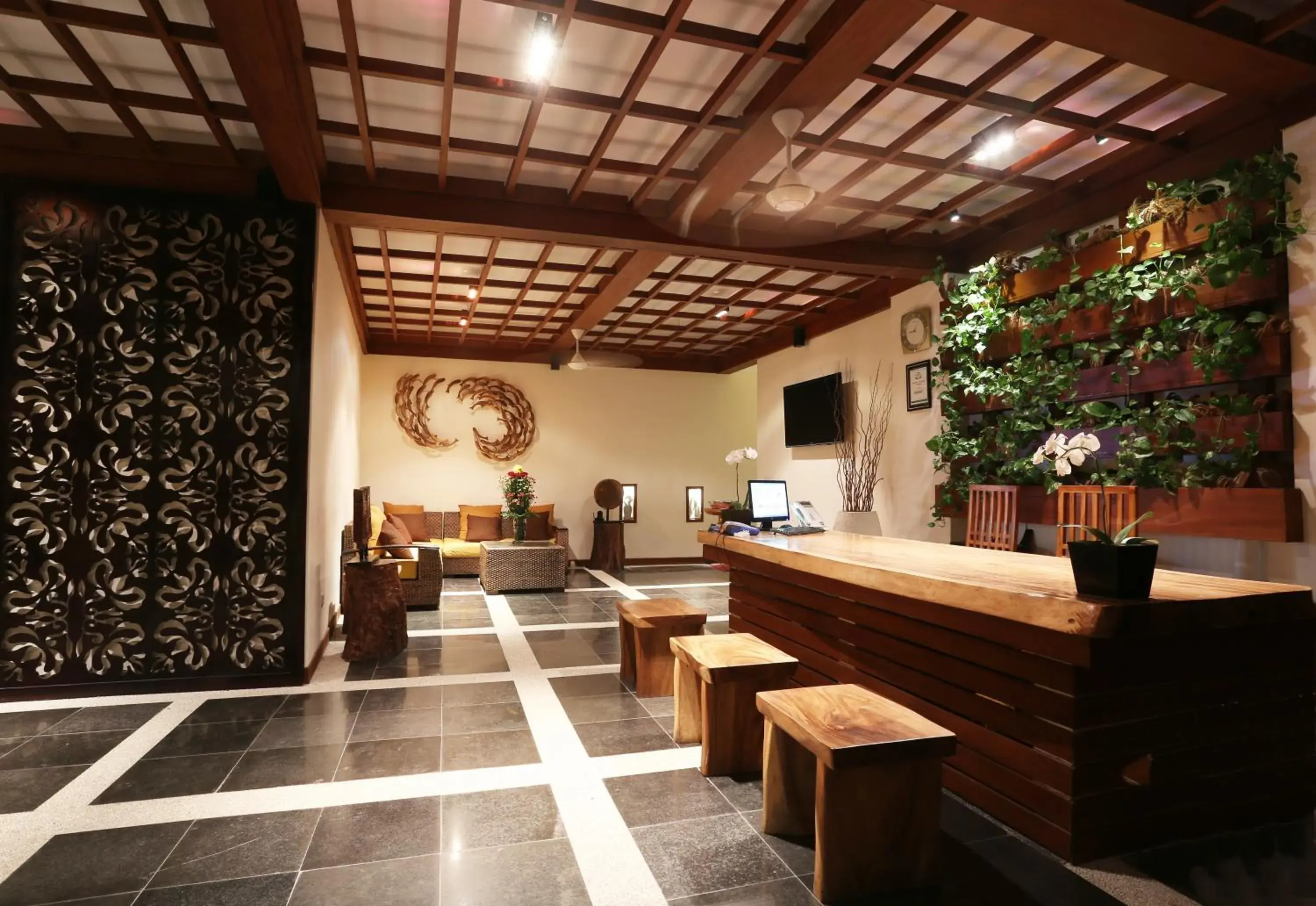 Lobby or reception in Jas Green Villas and Spa Lobby or reception in Jas Green Villas and Spa