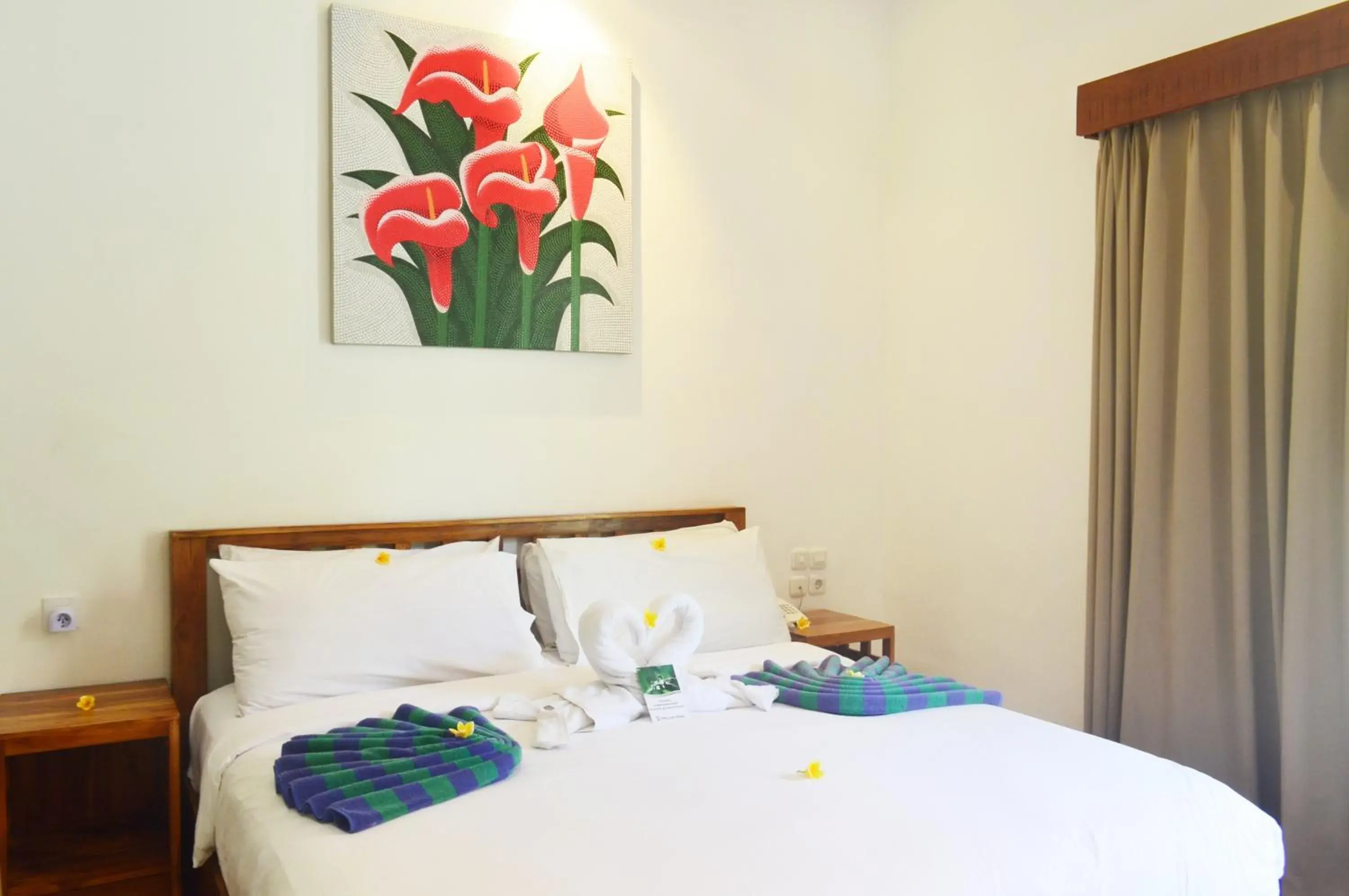 Bed in Jas Green Villas and Spa Bed in Jas Green Villas and Spa