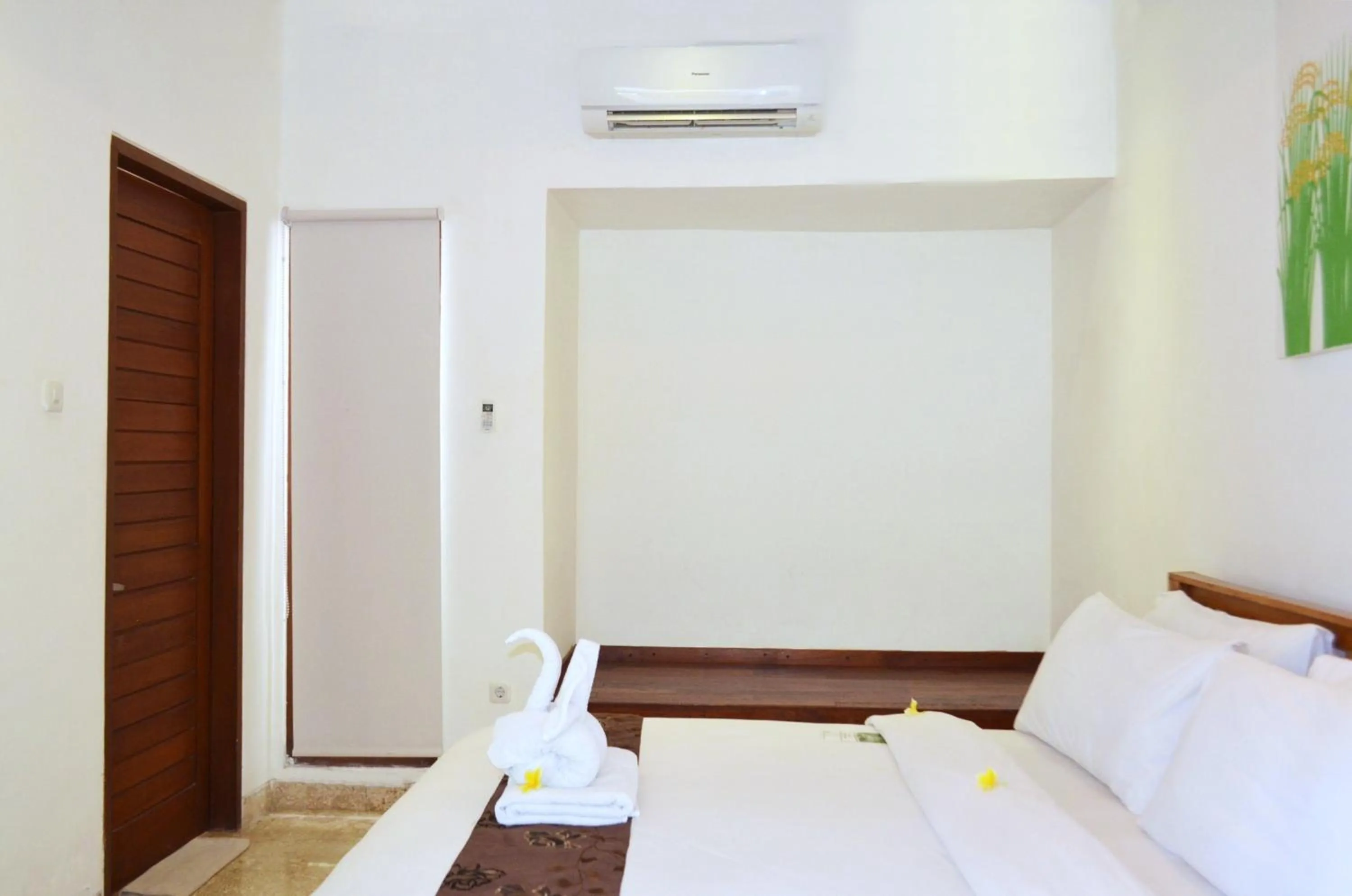 Bed in Jas Green Villas and Spa