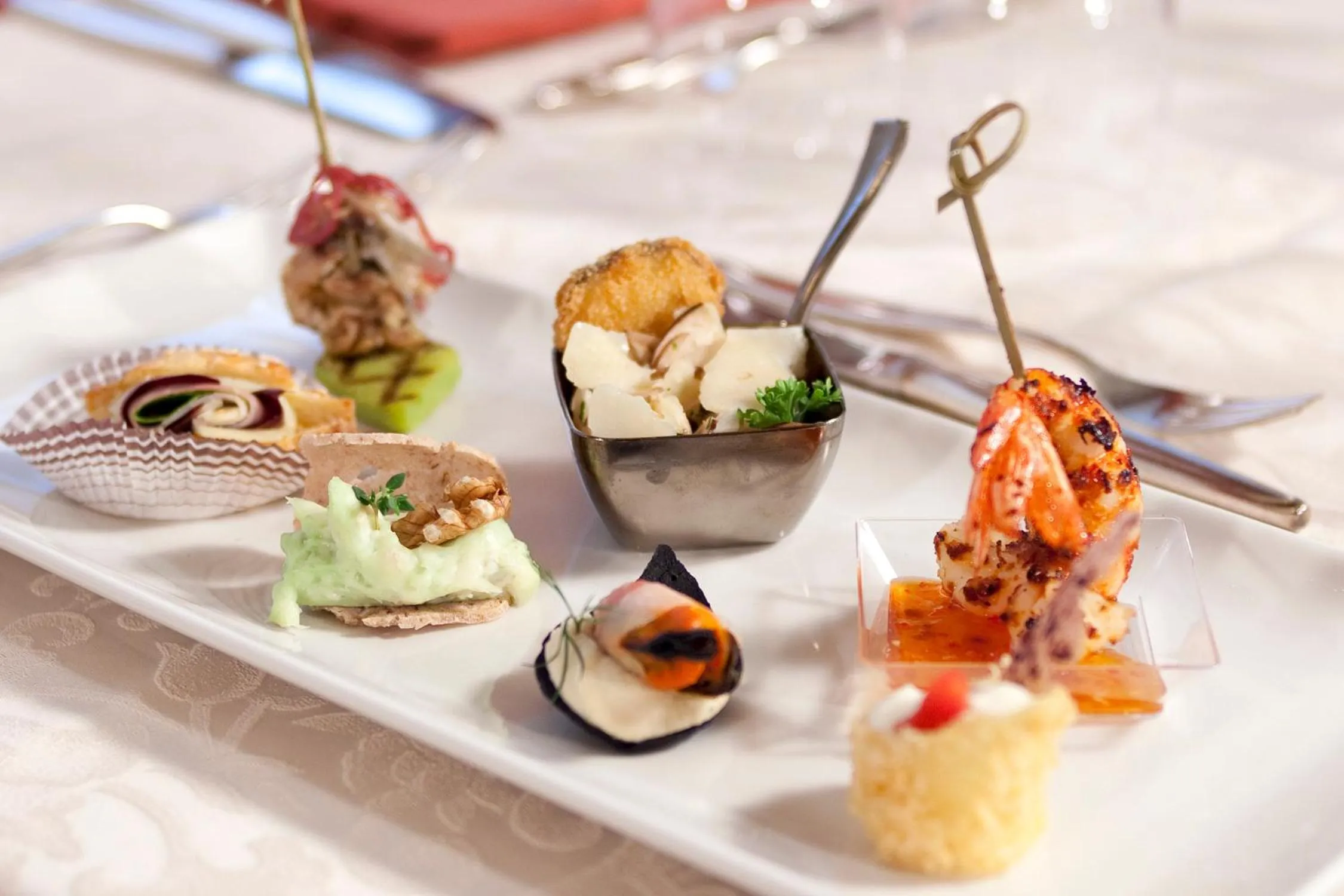 Food close-up in Hotel Bristol Buja