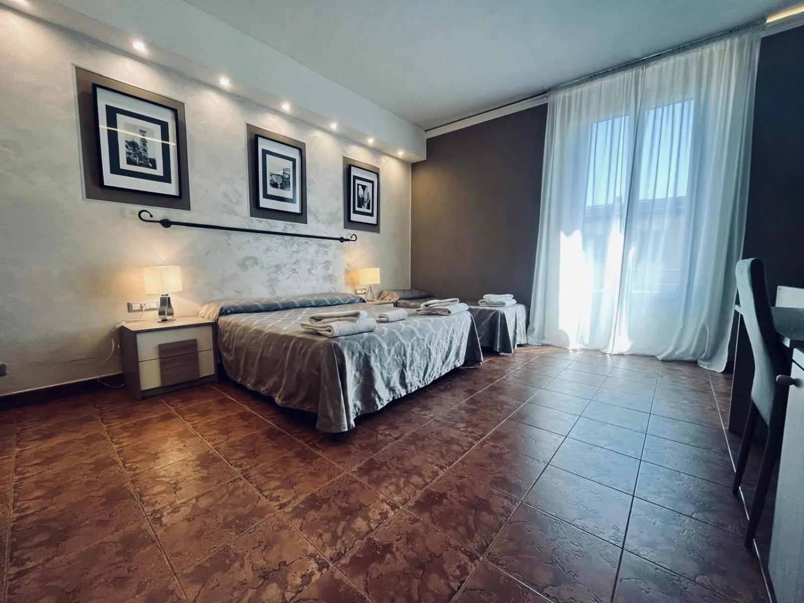 Bed in Hotel Alinari