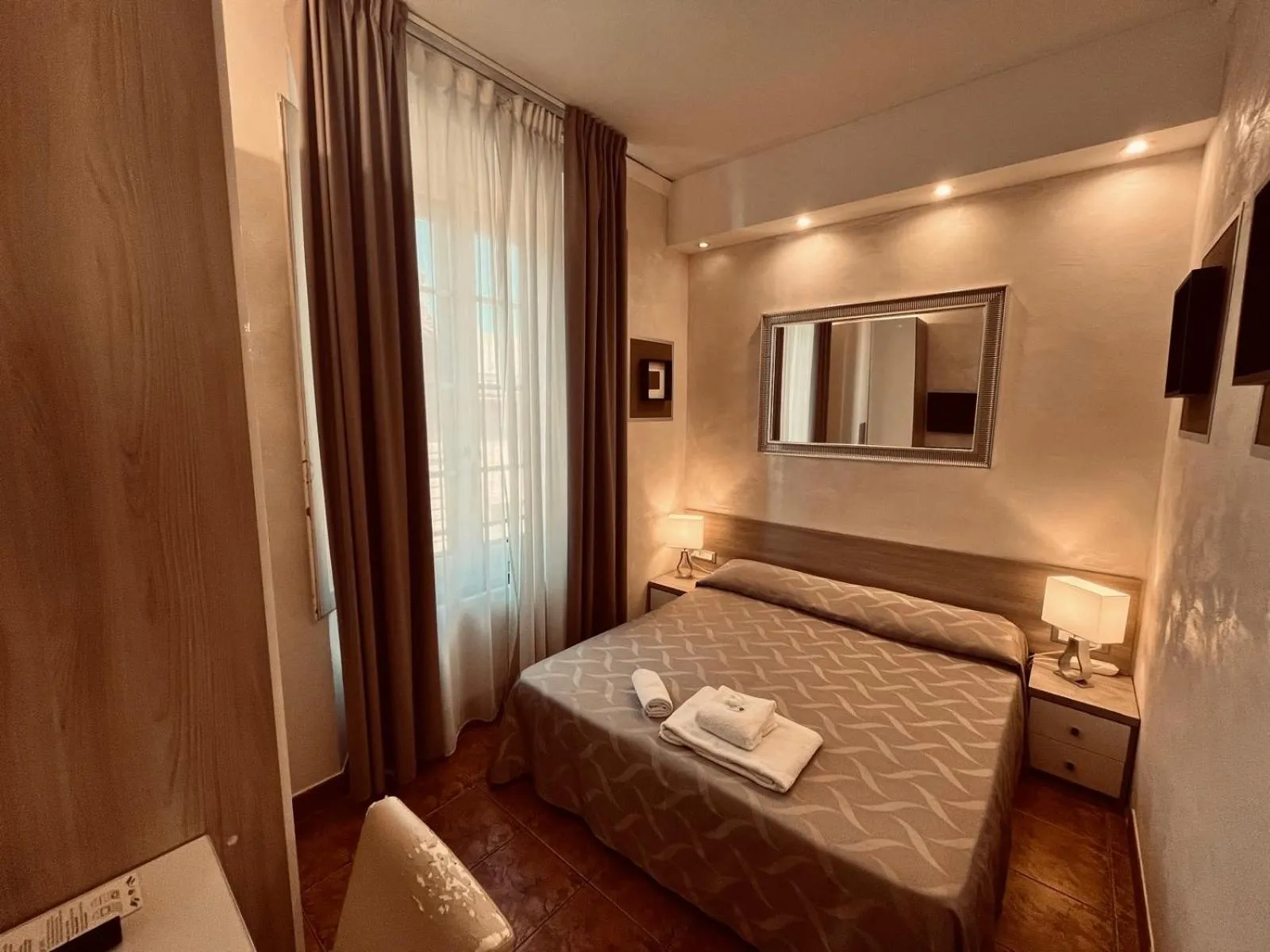 Bed in Hotel Alinari