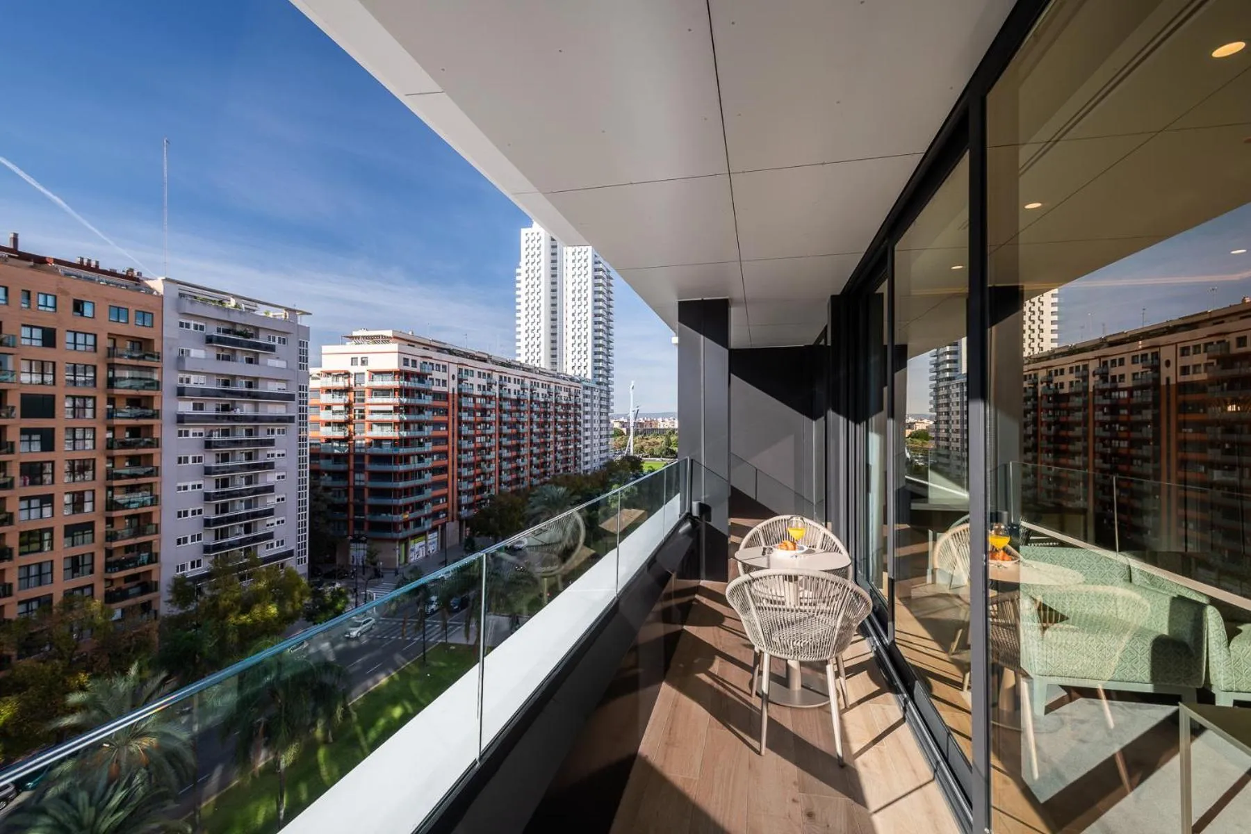 Balcony/Terrace in Apartamentos Core Suites Valencia