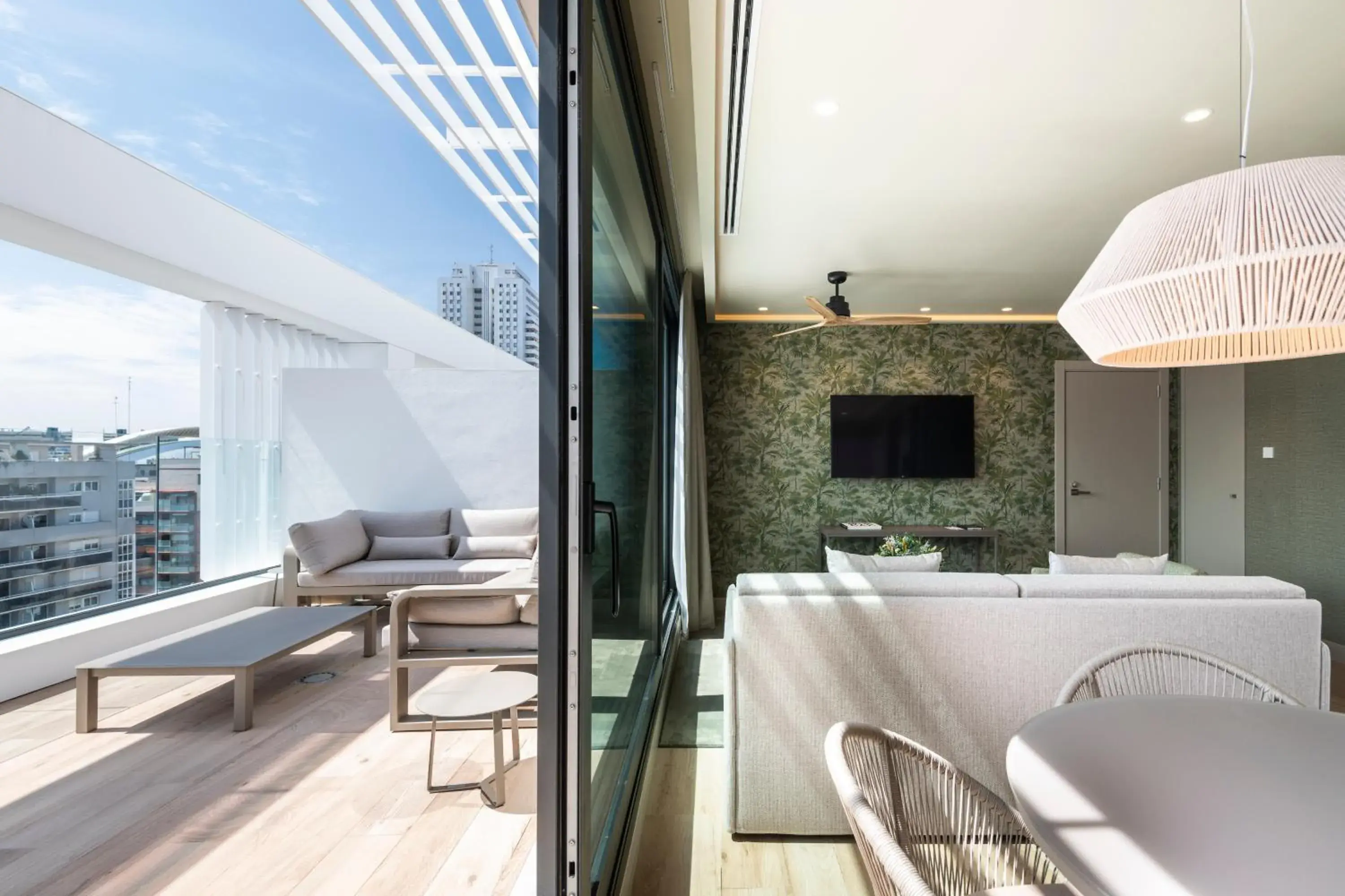 Balcony/Terrace in Apartamentos Core Suites Valencia Balcony/Terrace in Apartamentos Core Suites Valencia