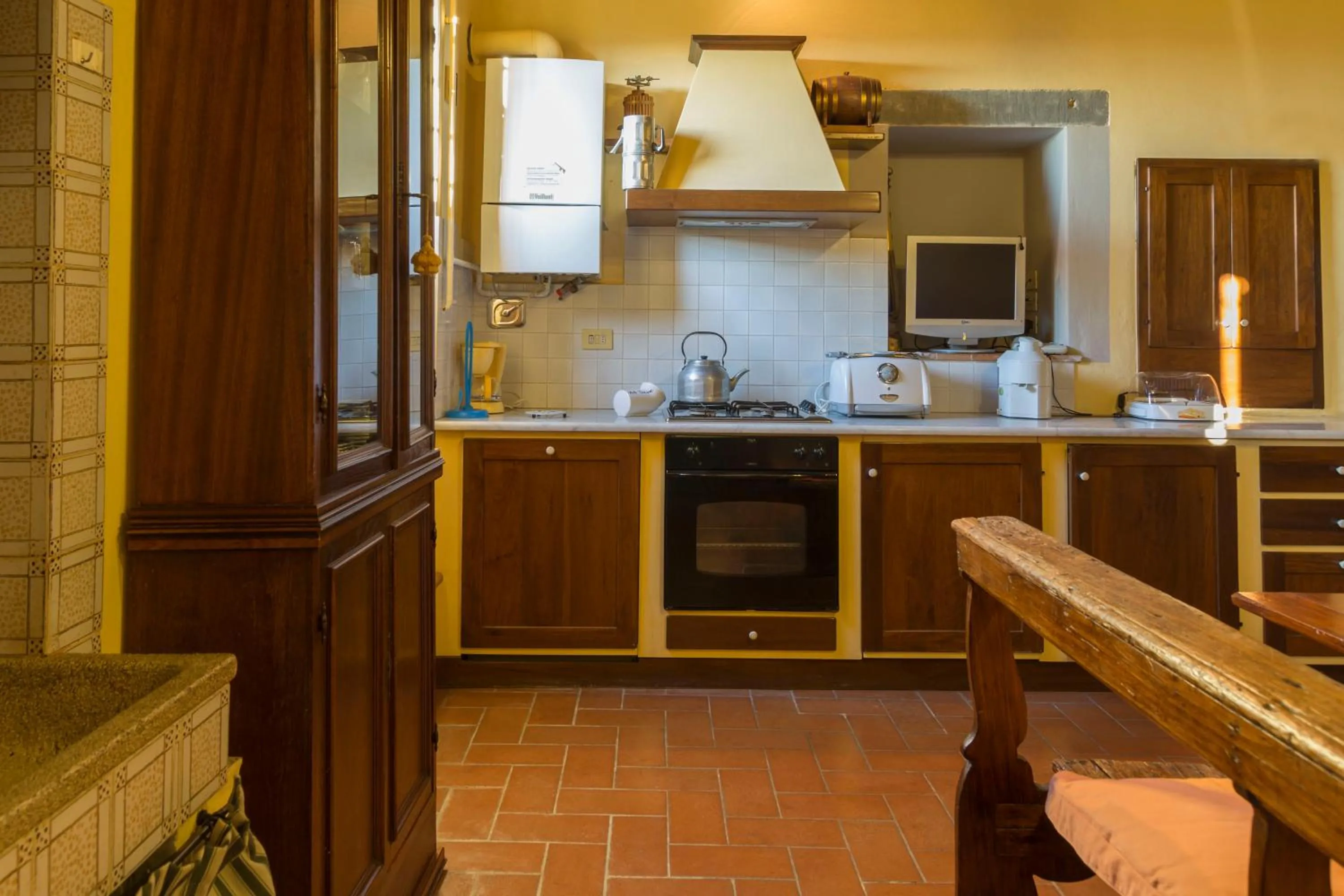 Kitchen or kitchenette in Fattoria Il Milione Agriturismo