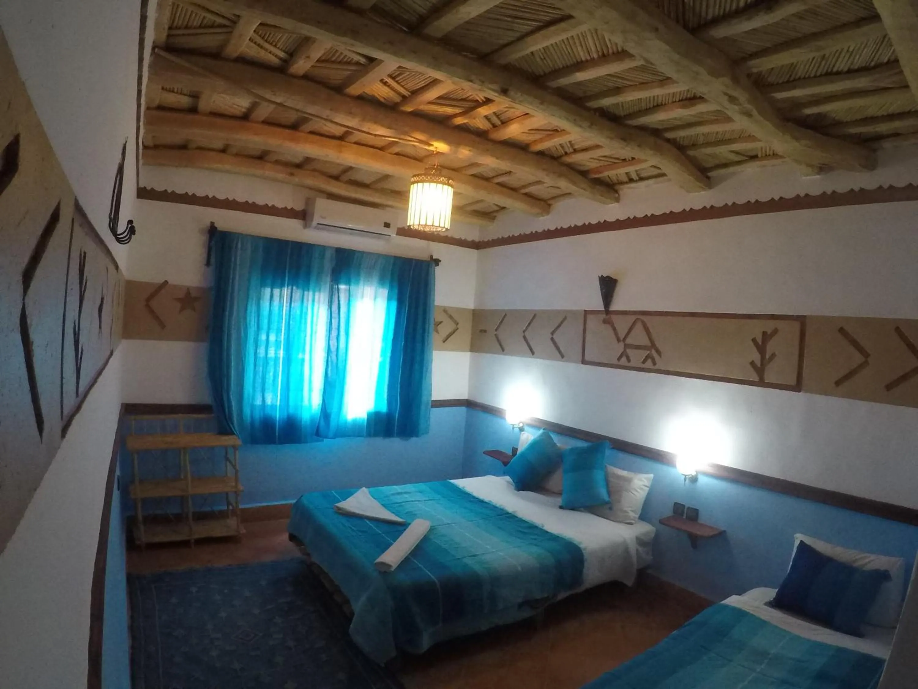 Quadruple Room with Mountain View in Auberge des peupliers Café Restaurant