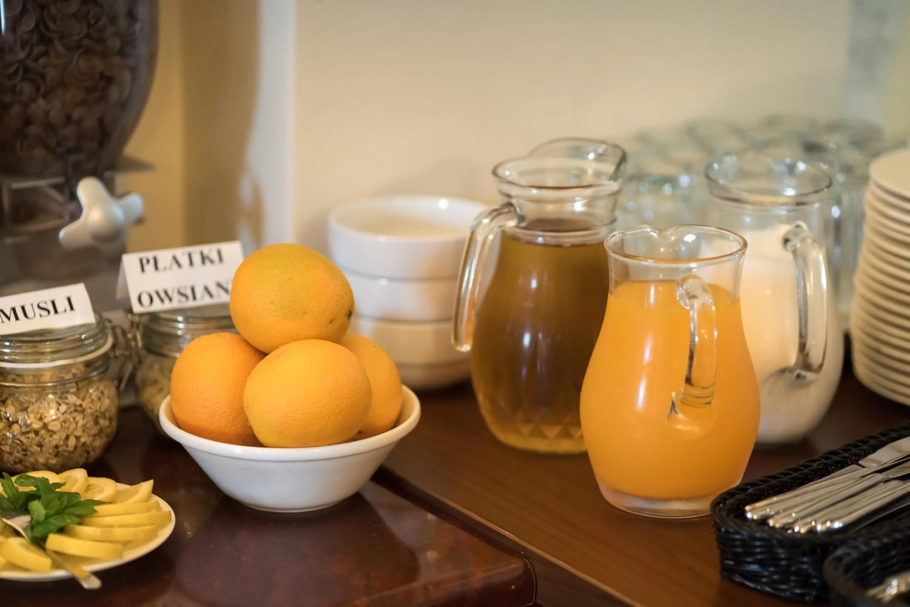 Food and drinks in HOTEL I RESTAURACJA BROCHÓW