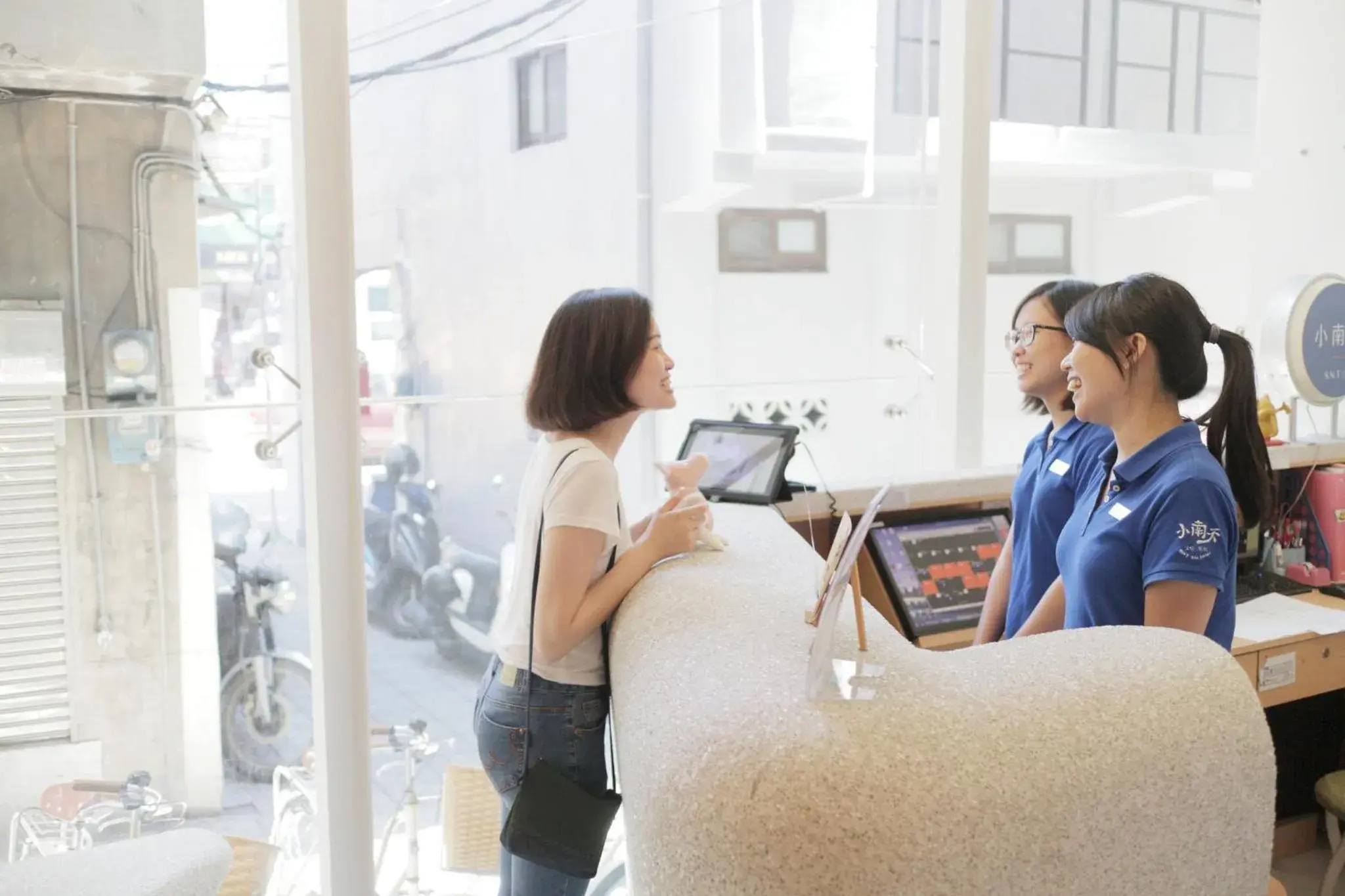Staff in SSS Life Hotel Staff in SSS Life Hotel