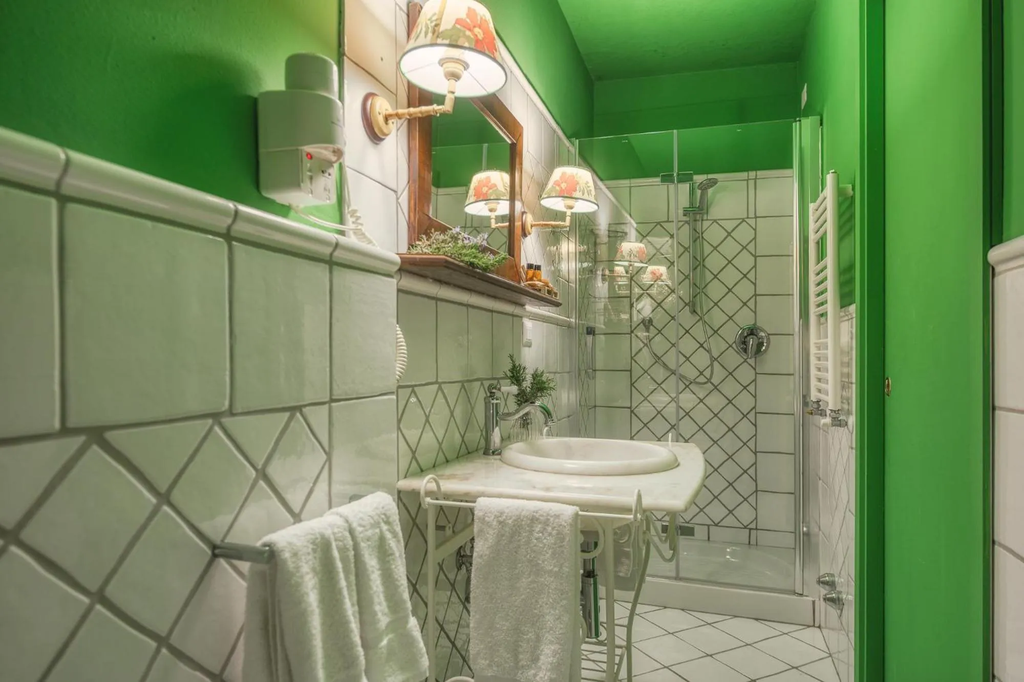 Bathroom in Relais Poggio Borgoni