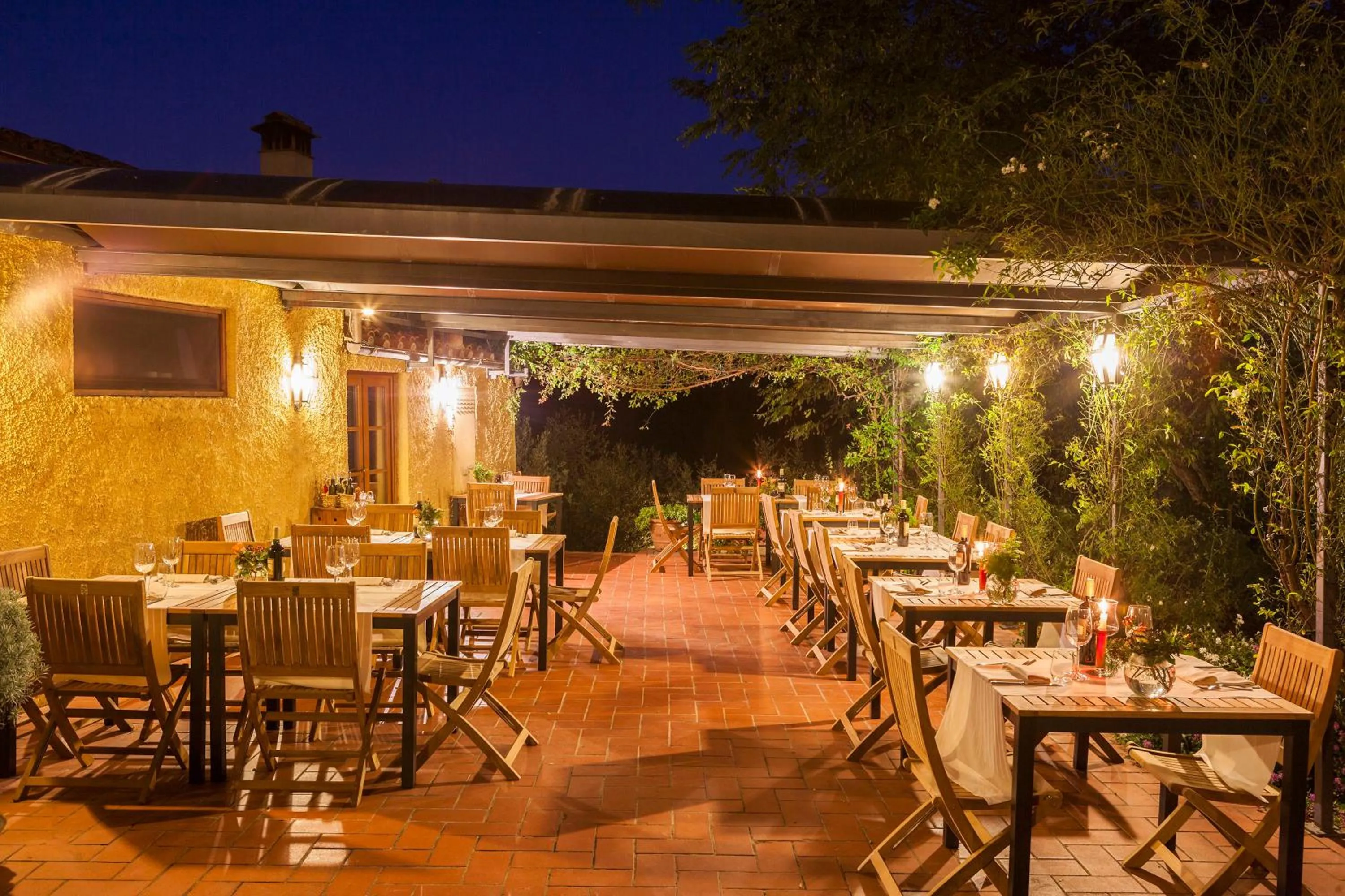 Restaurant/places to eat in Relais Poggio Borgoni