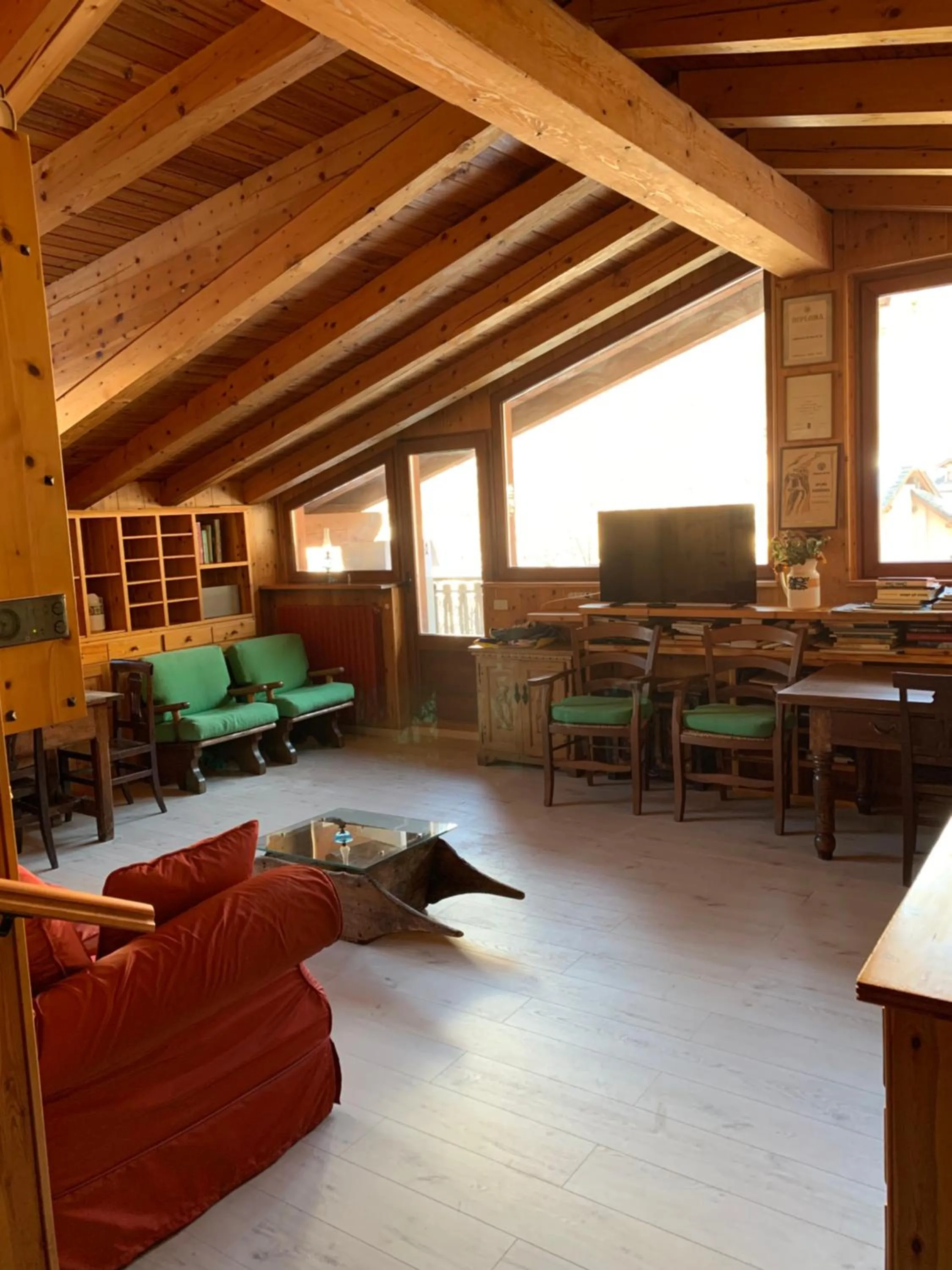 Living room in Hotel Cristallo