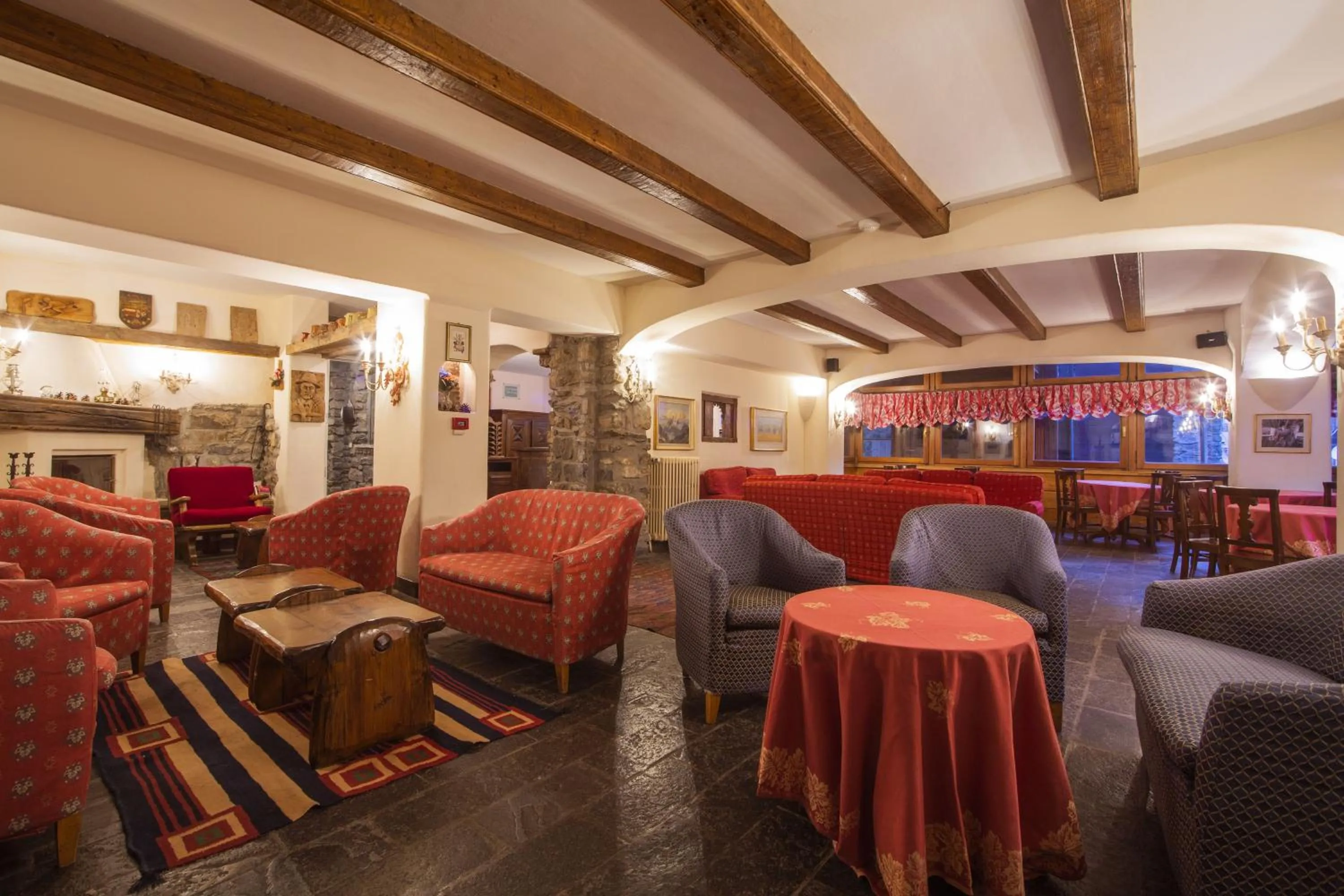 Lobby or reception in Hotel Cristallo