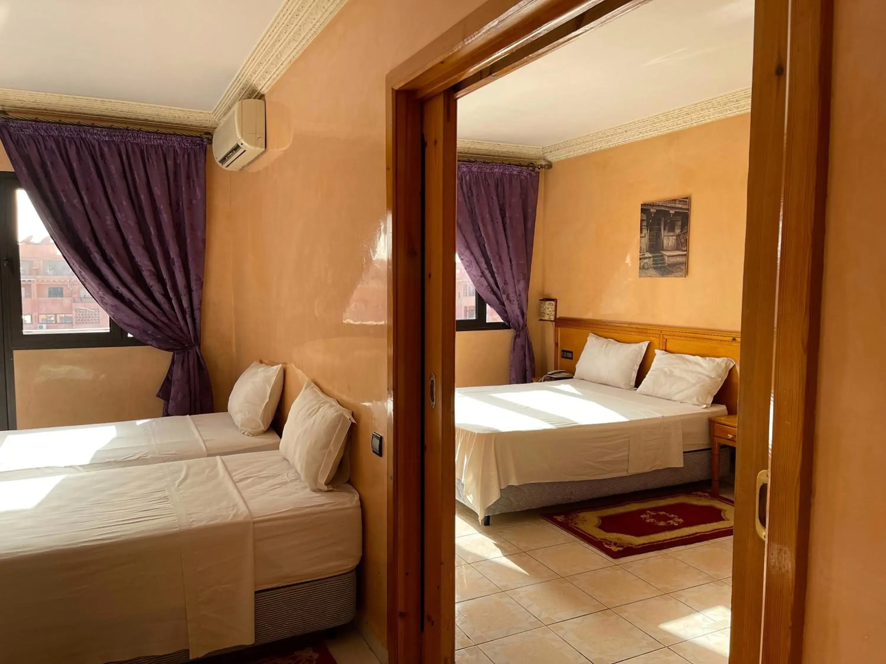 Bedroom, Bed in Hotel Majorelle