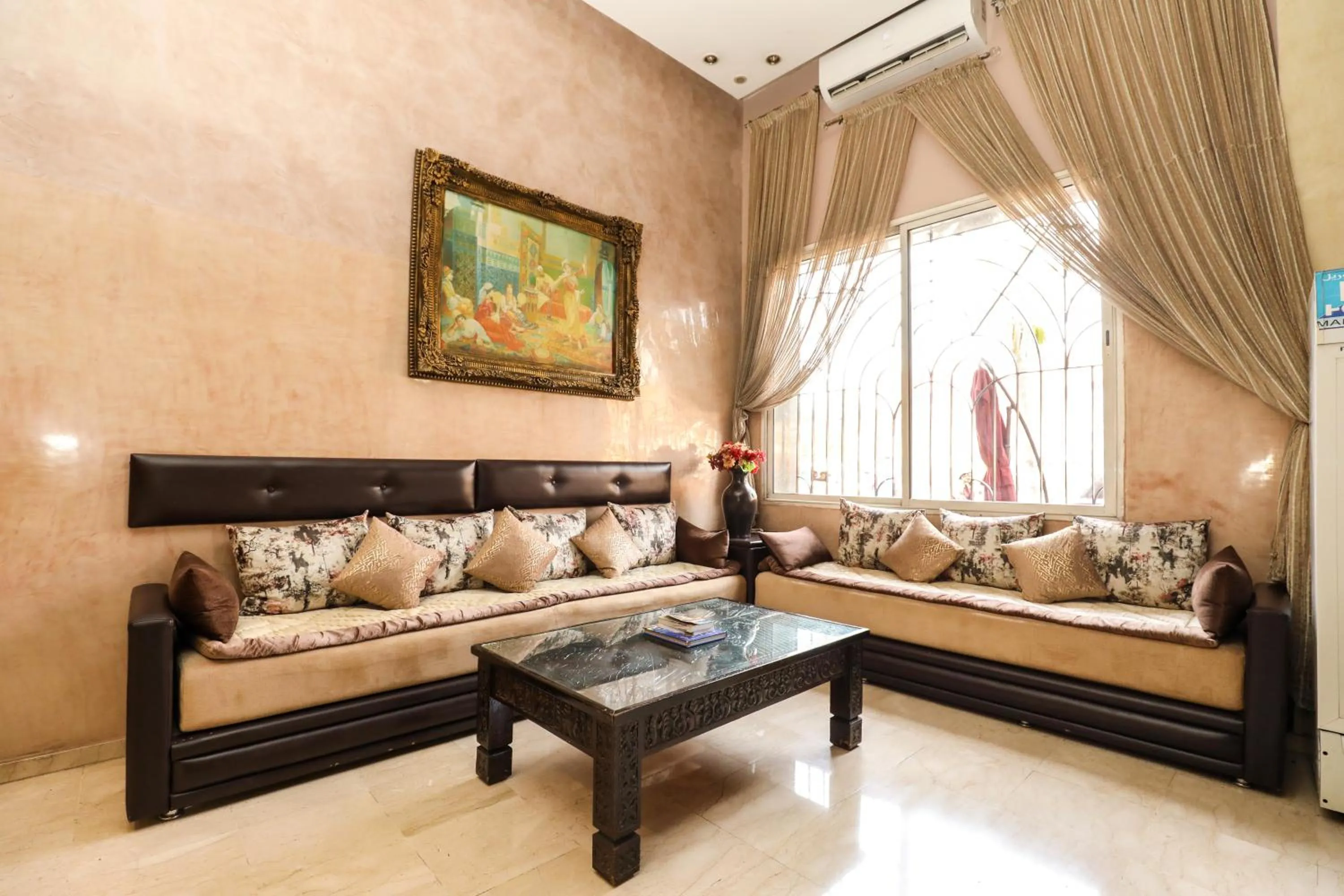 Living room in Hotel Majorelle