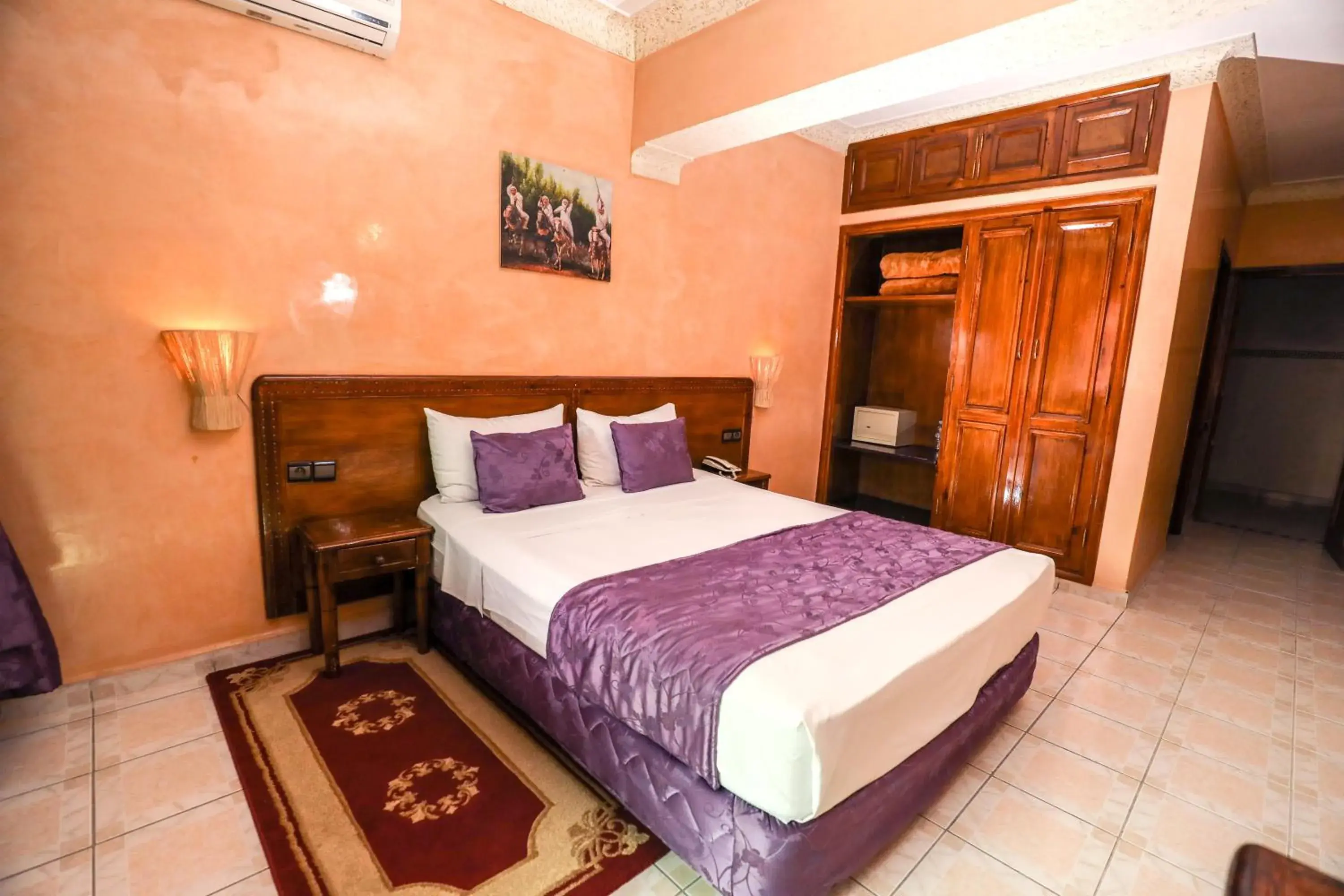 Bed in Hotel Majorelle Bed in Hotel Majorelle