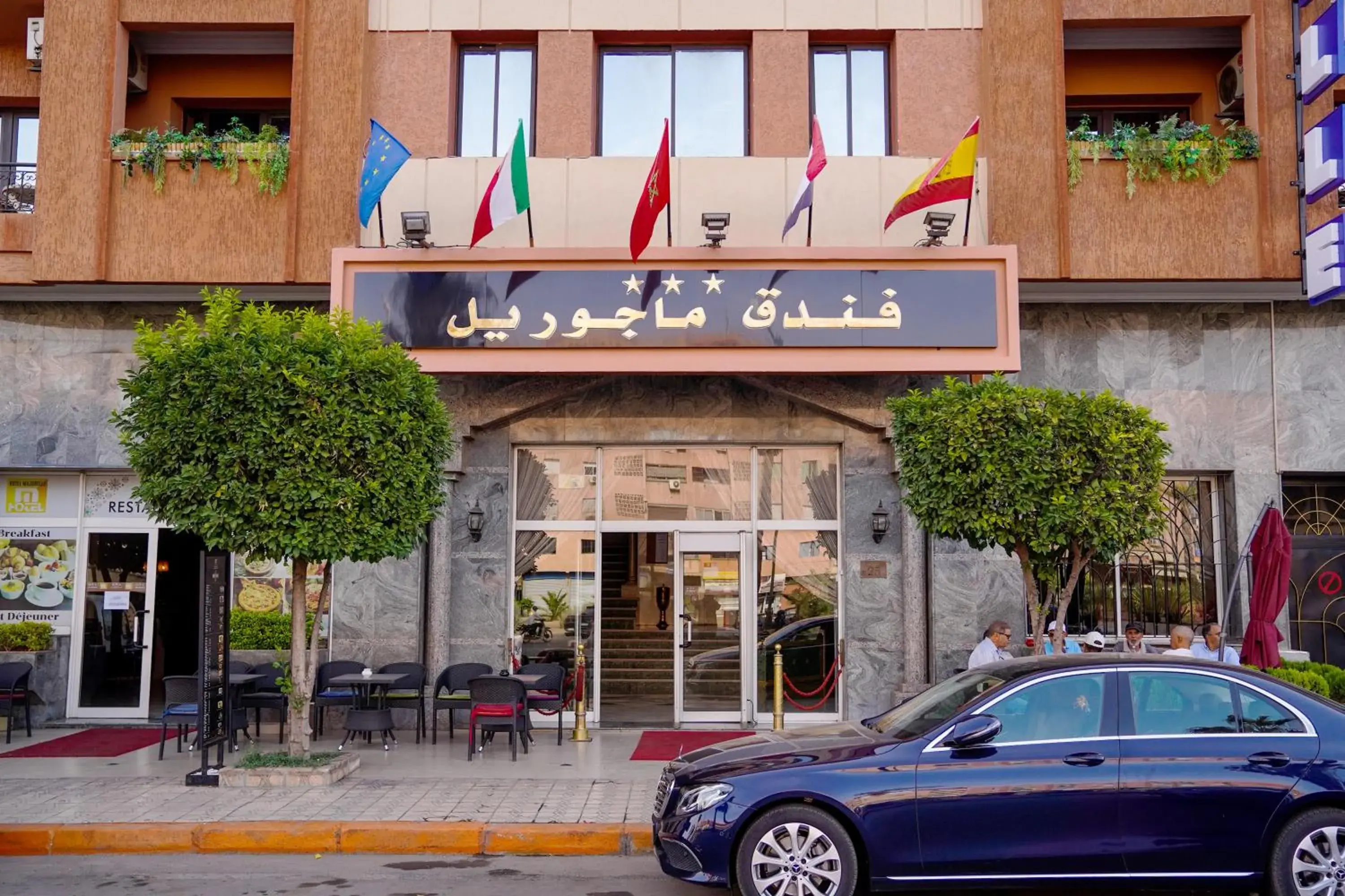 Facade/entrance in Hotel Majorelle Facade/entrance in Hotel Majorelle