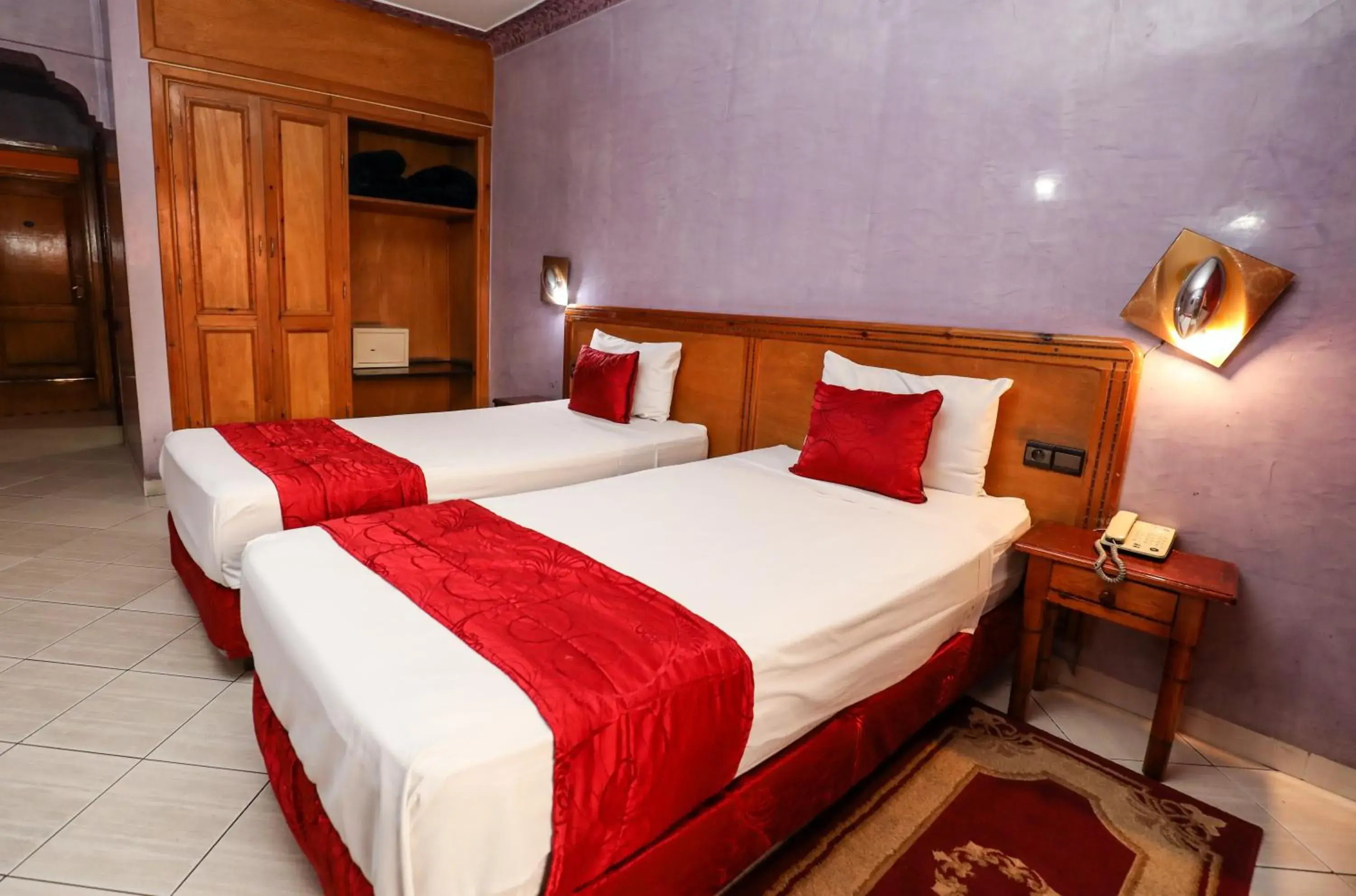 Bed in Hotel Majorelle Bed in Hotel Majorelle