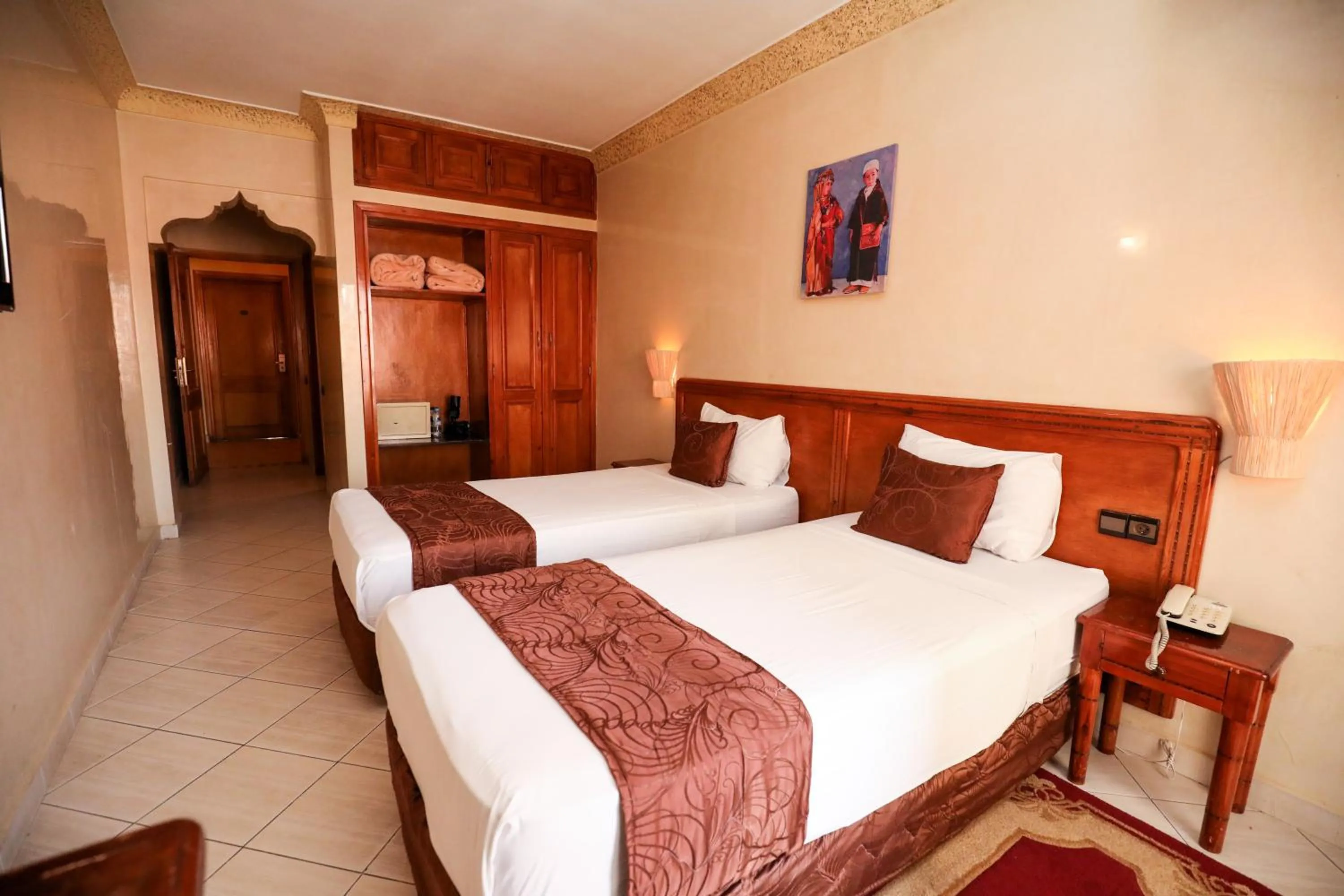 Bed in Hotel Majorelle