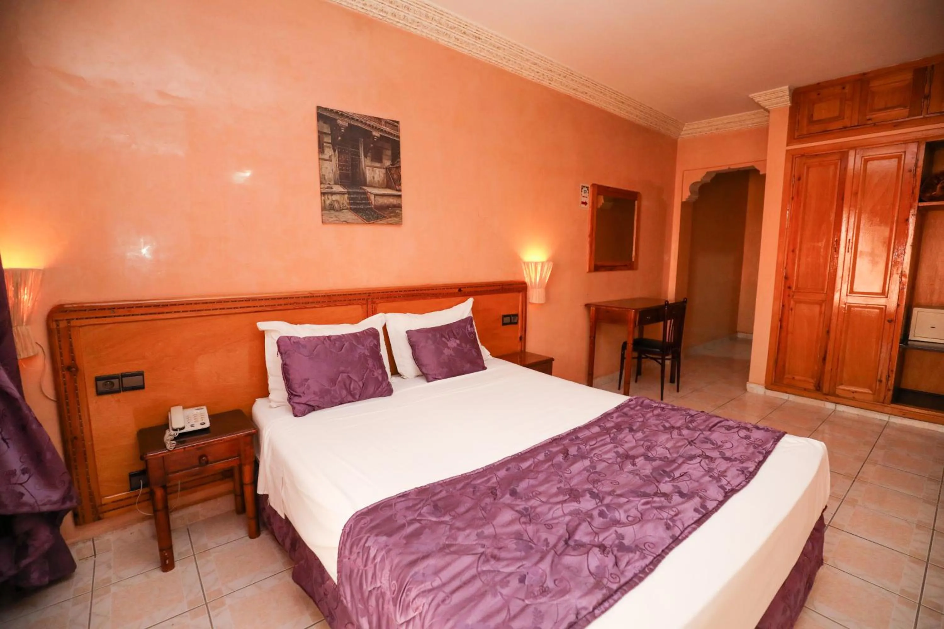 Bed in Hotel Majorelle